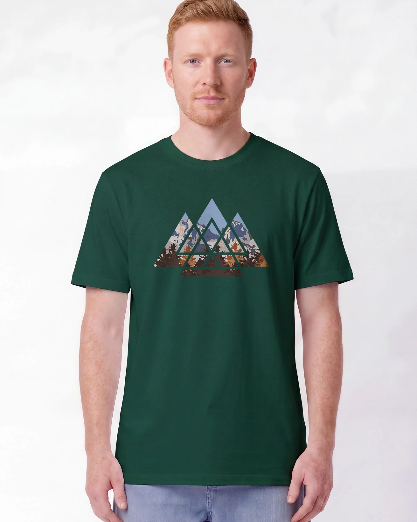Watapparel T-Shirt Geometric Landscape – Ansicht 2