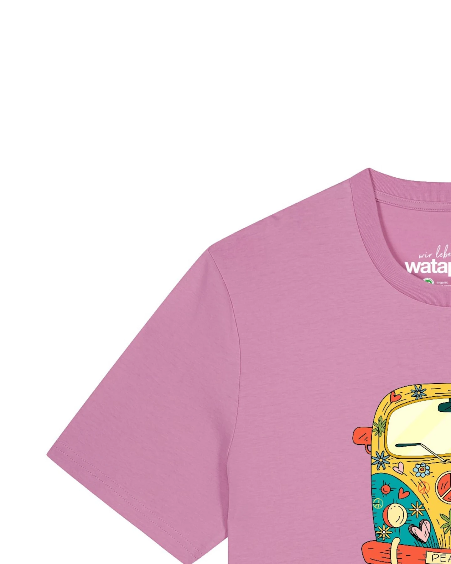 Watapparel T-Shirt Hippies Bus – Ansicht 3