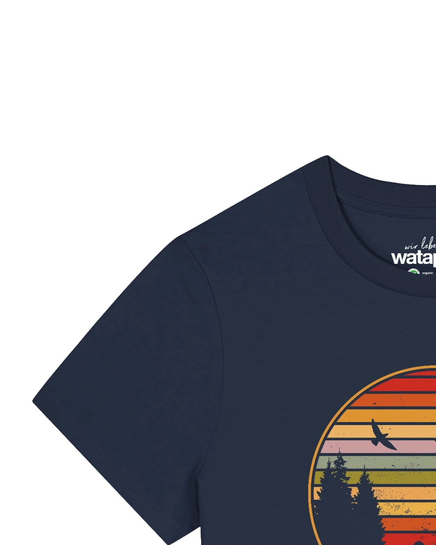 Watapparel T-Shirt Sunset Berge & Tannen – Ansicht 3