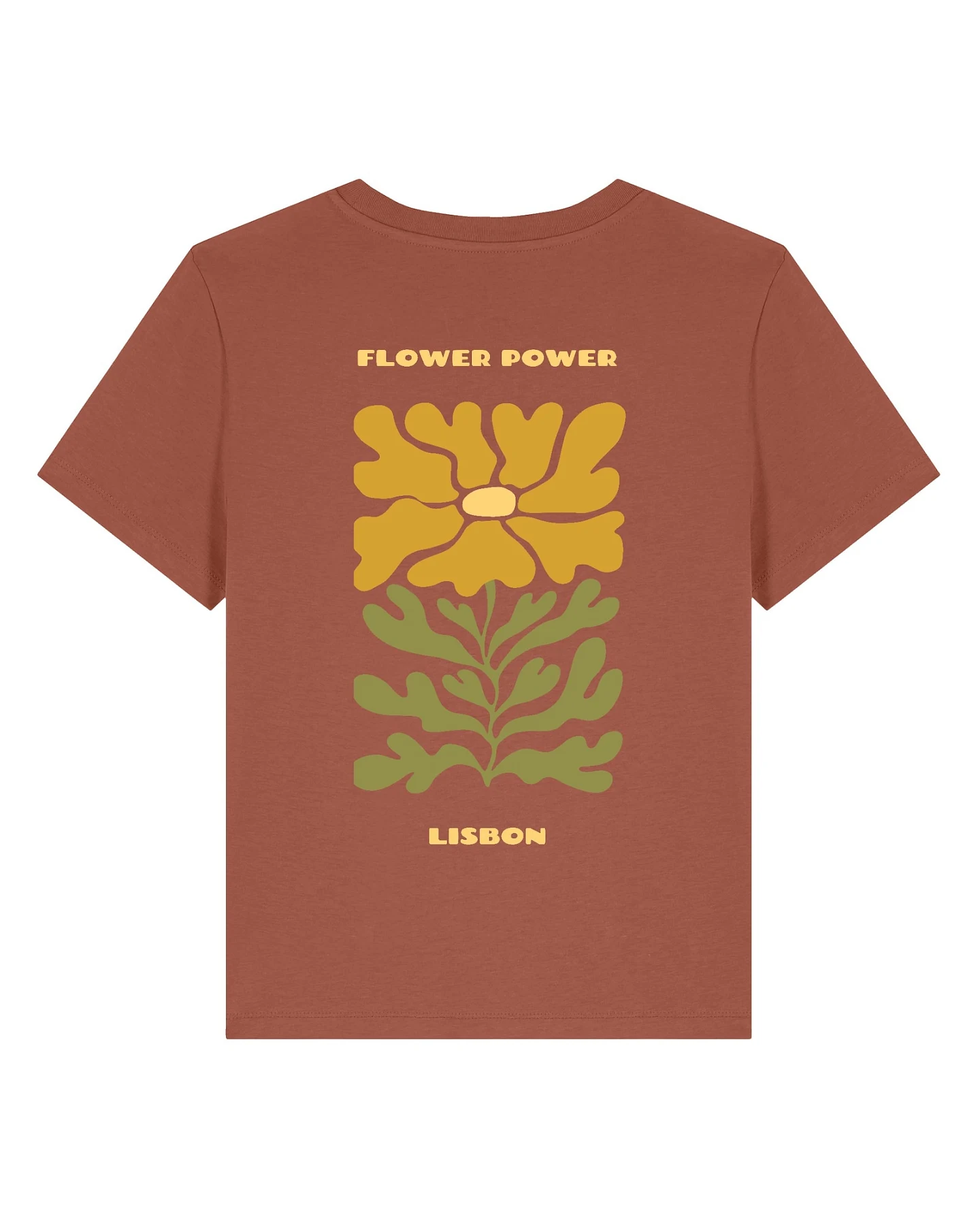 Watapparel T-Shirt Lisbon Flora – Ansicht 4
