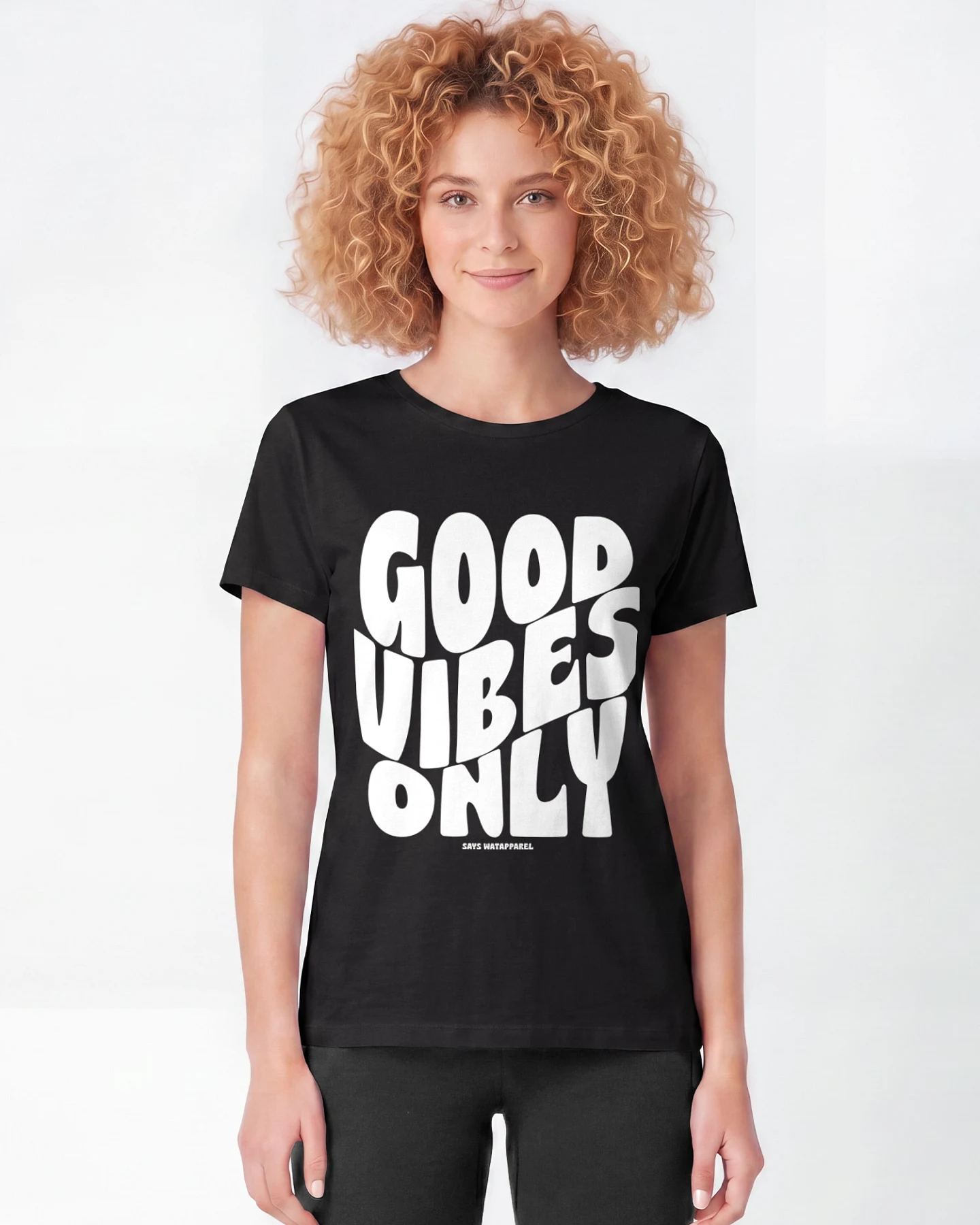 Watapparel T-Shirt Good vibes only – Ansicht 2