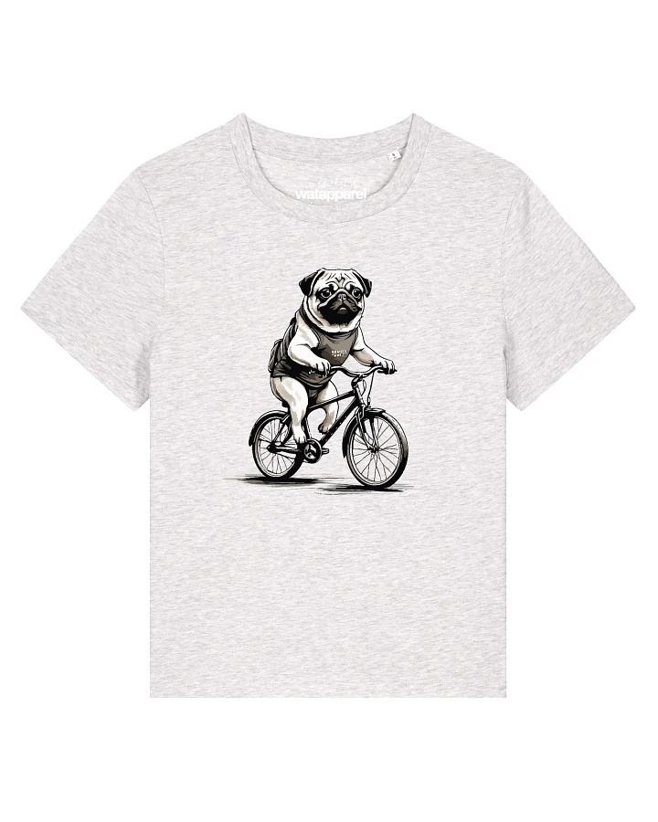Watapparel T-Shirt Mops auf Fahrrad