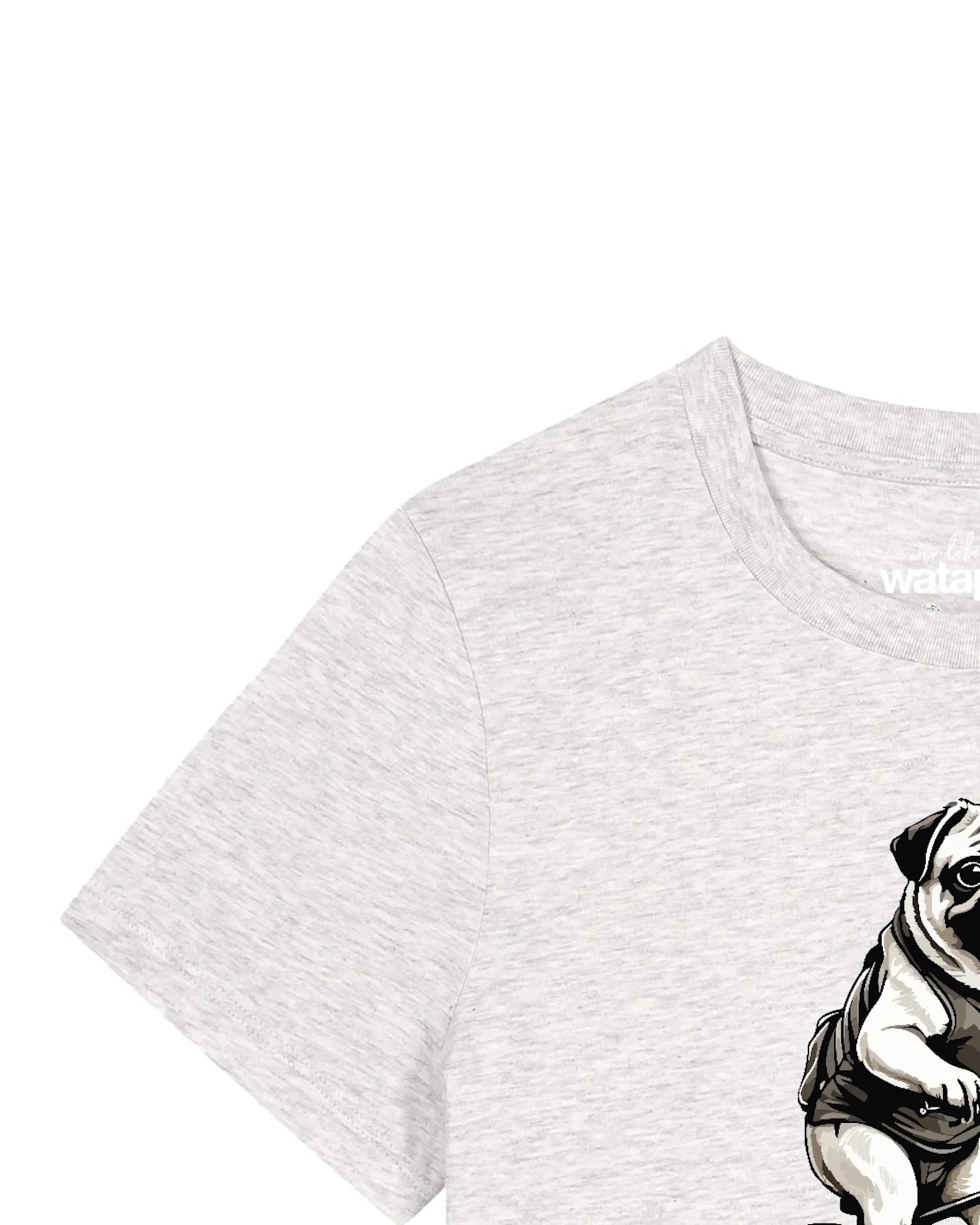 Watapparel T-Shirt Mops auf Fahrrad – Ansicht 3