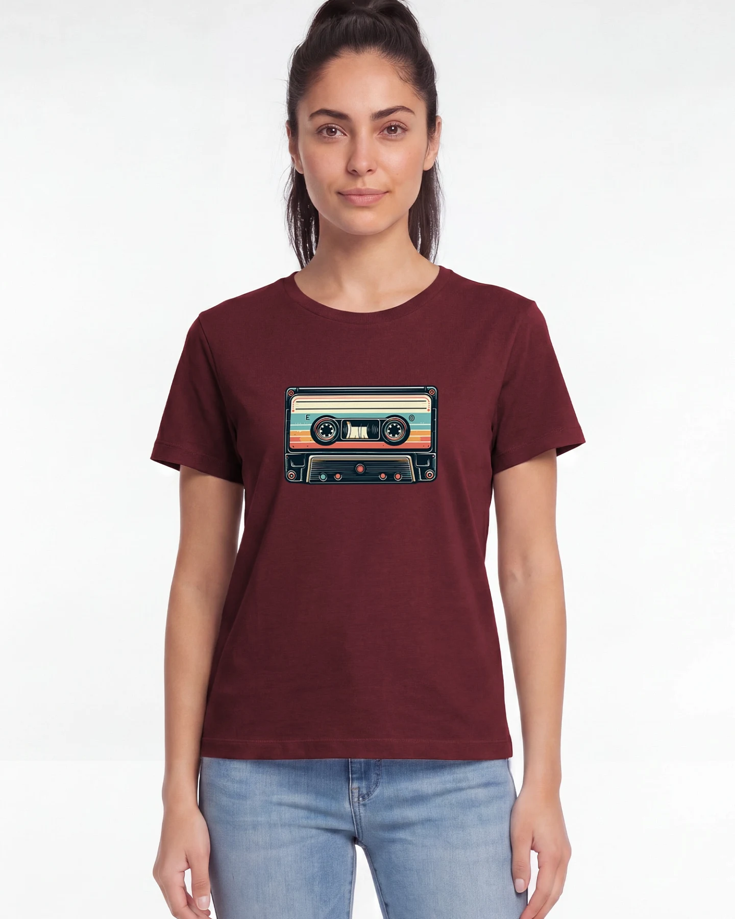 Watapparel T-Shirt Retro Kassette – Ansicht 2