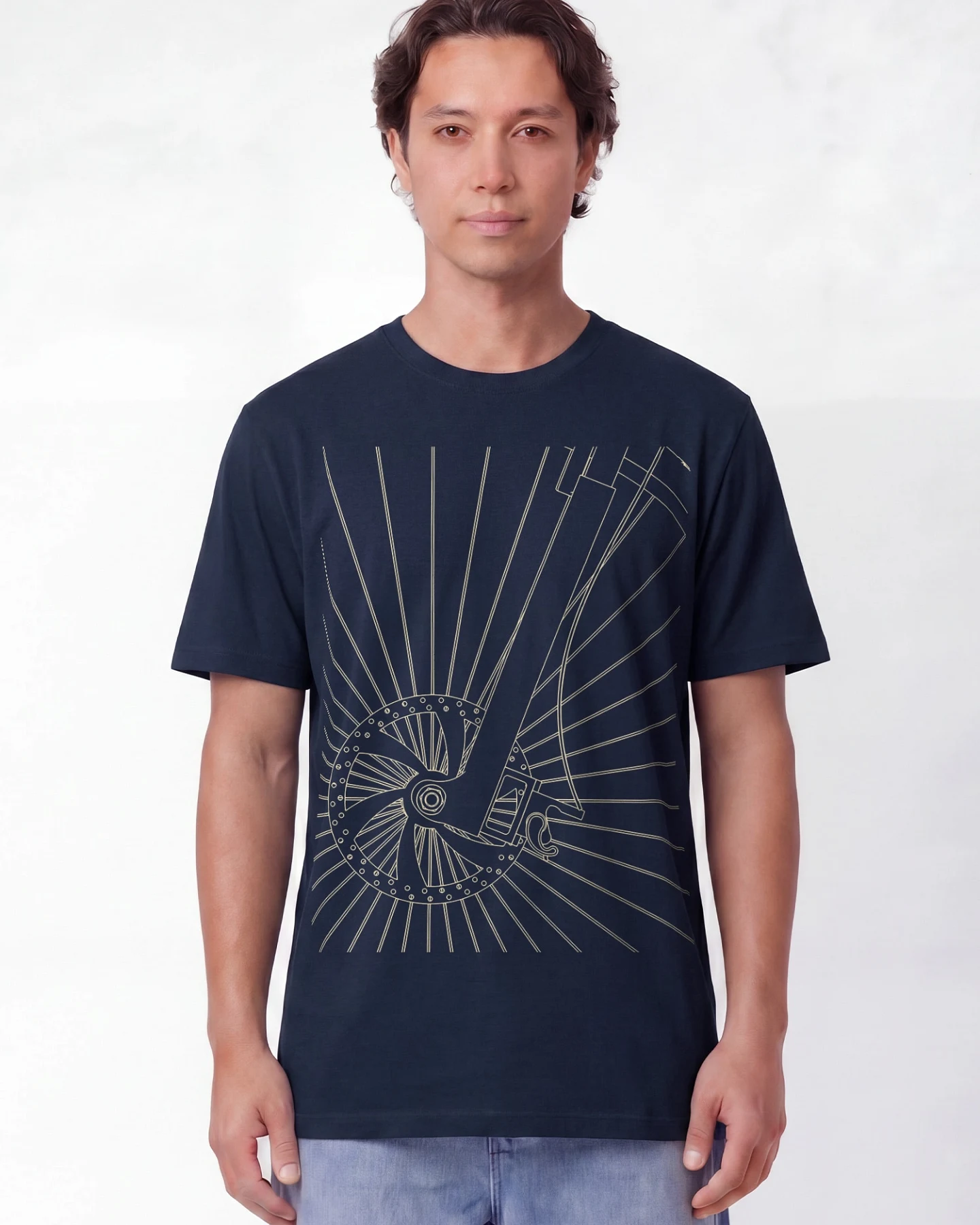Watapparel T-Shirt Fahrradspeichen – Ansicht 2