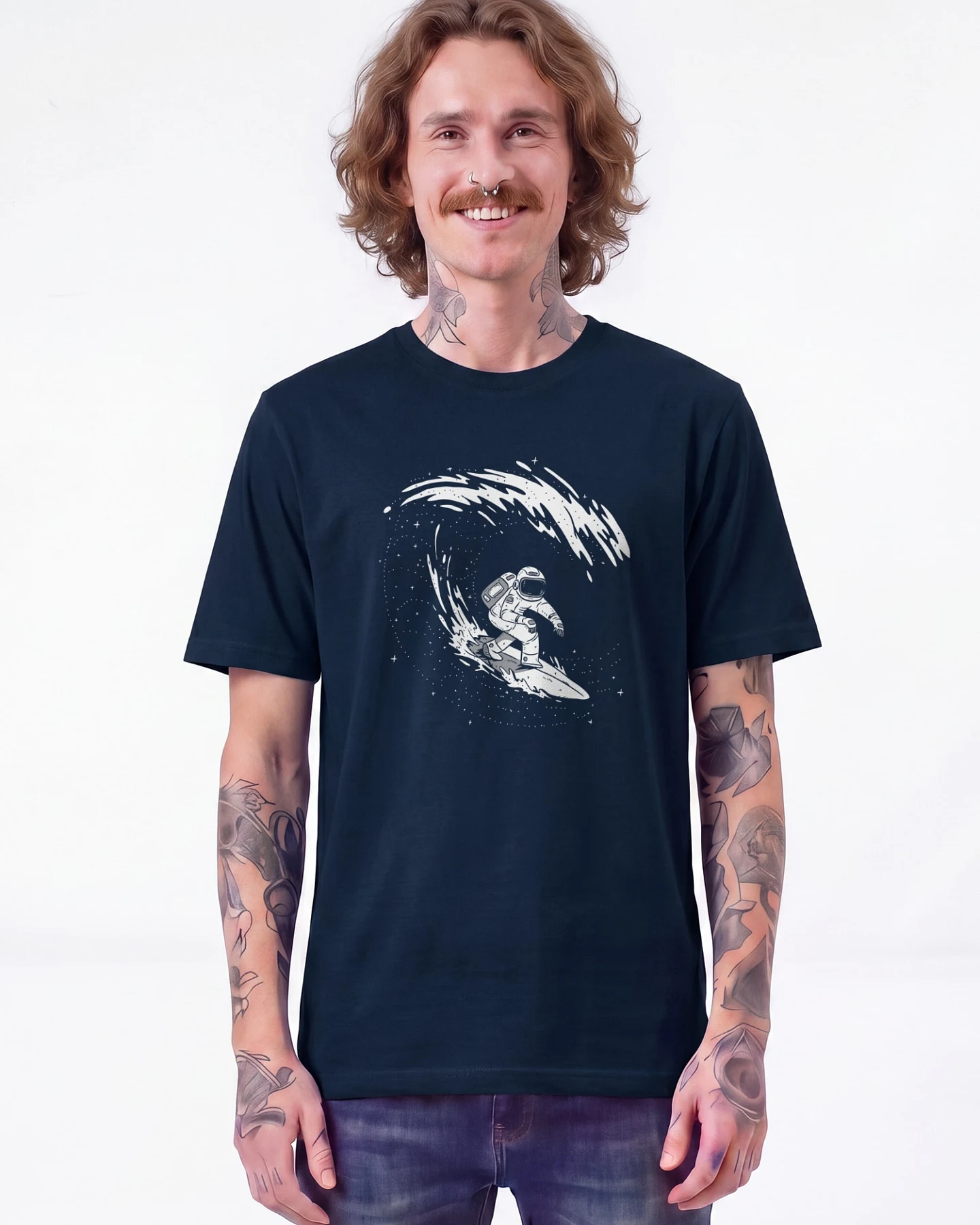 Watapparel T-Shirt Surfing Spaceman – Ansicht 2