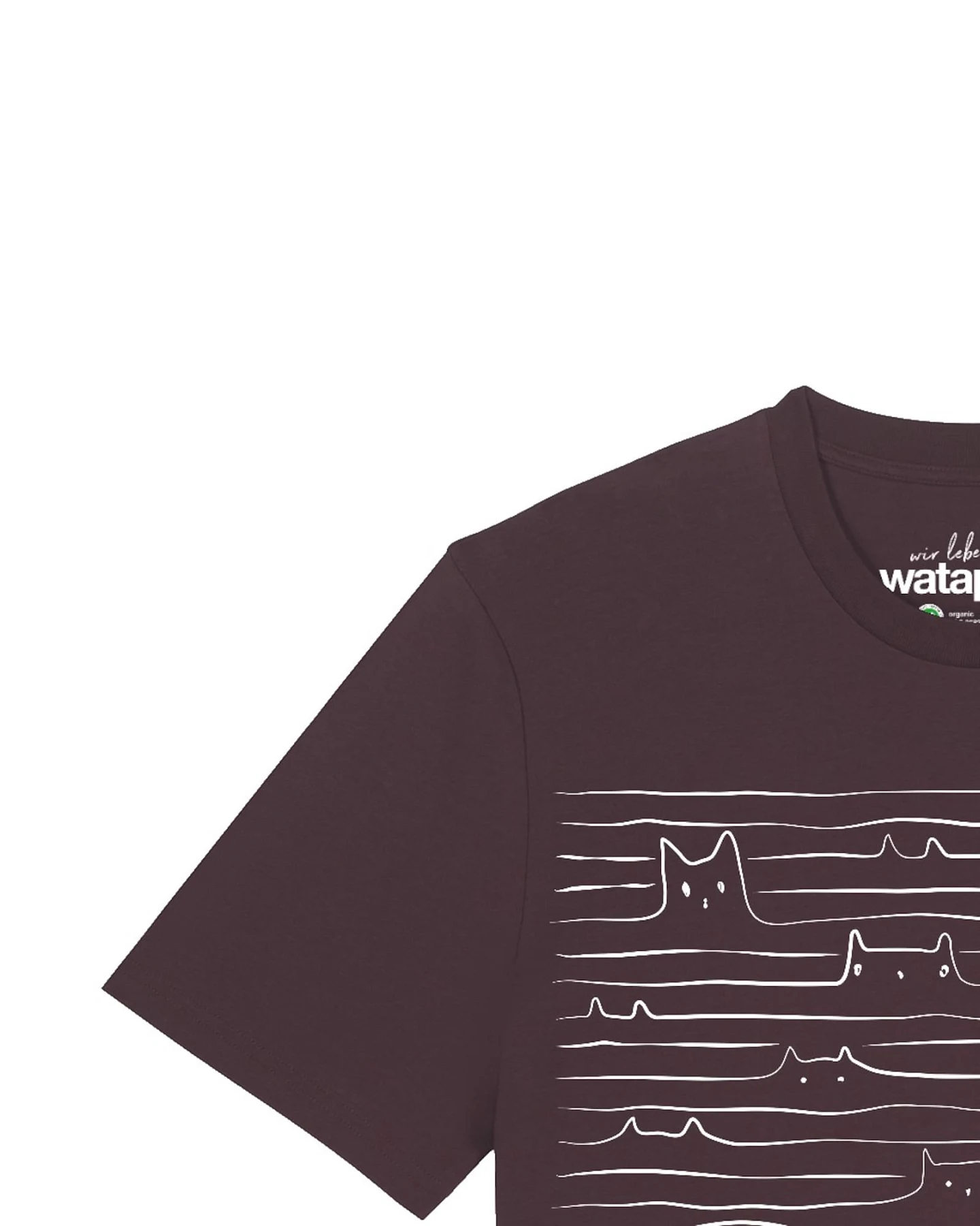 Watapparel T-Shirt Doodle Cats – Ansicht 3