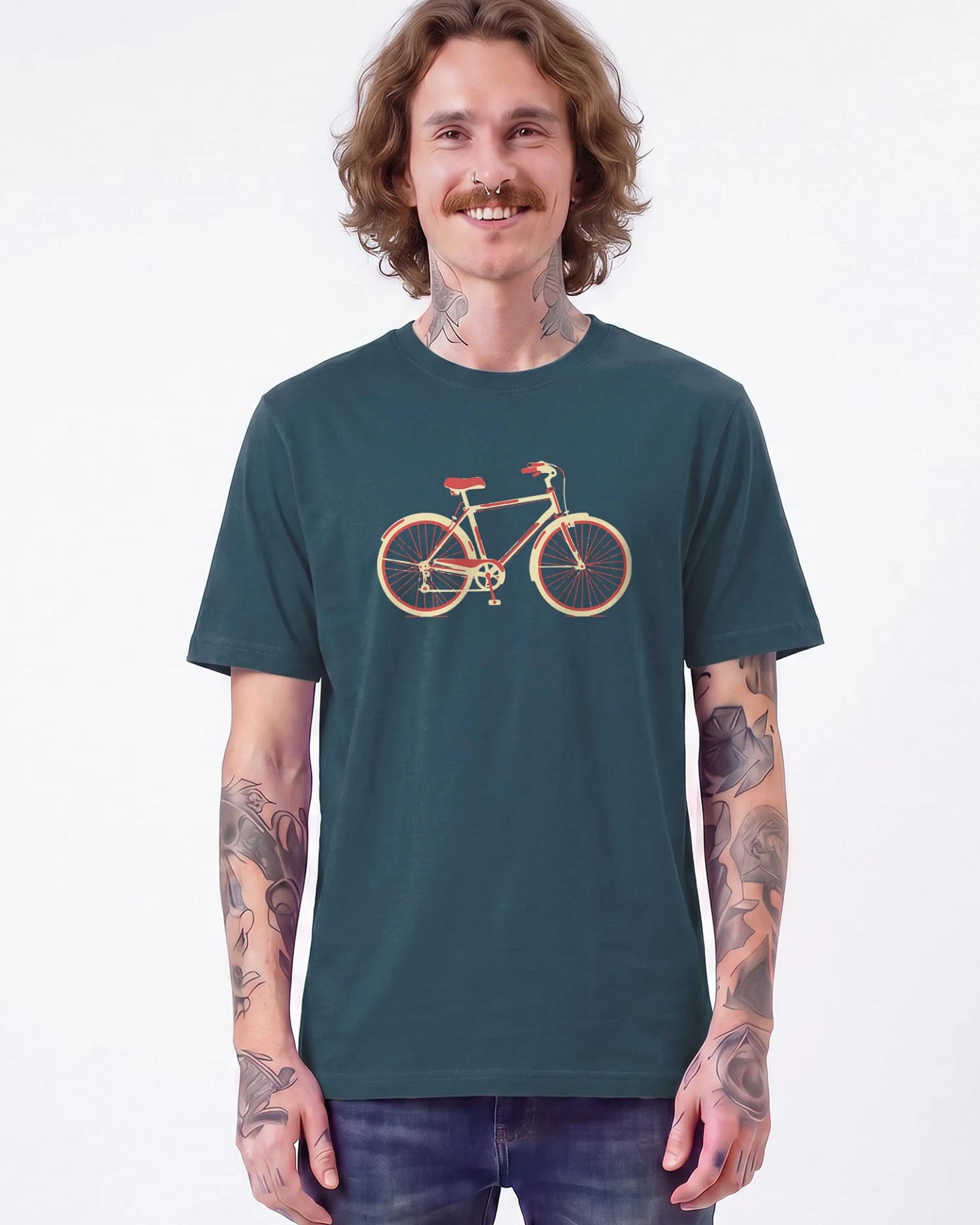 Watapparel T-Shirt Red Bike – Ansicht 2