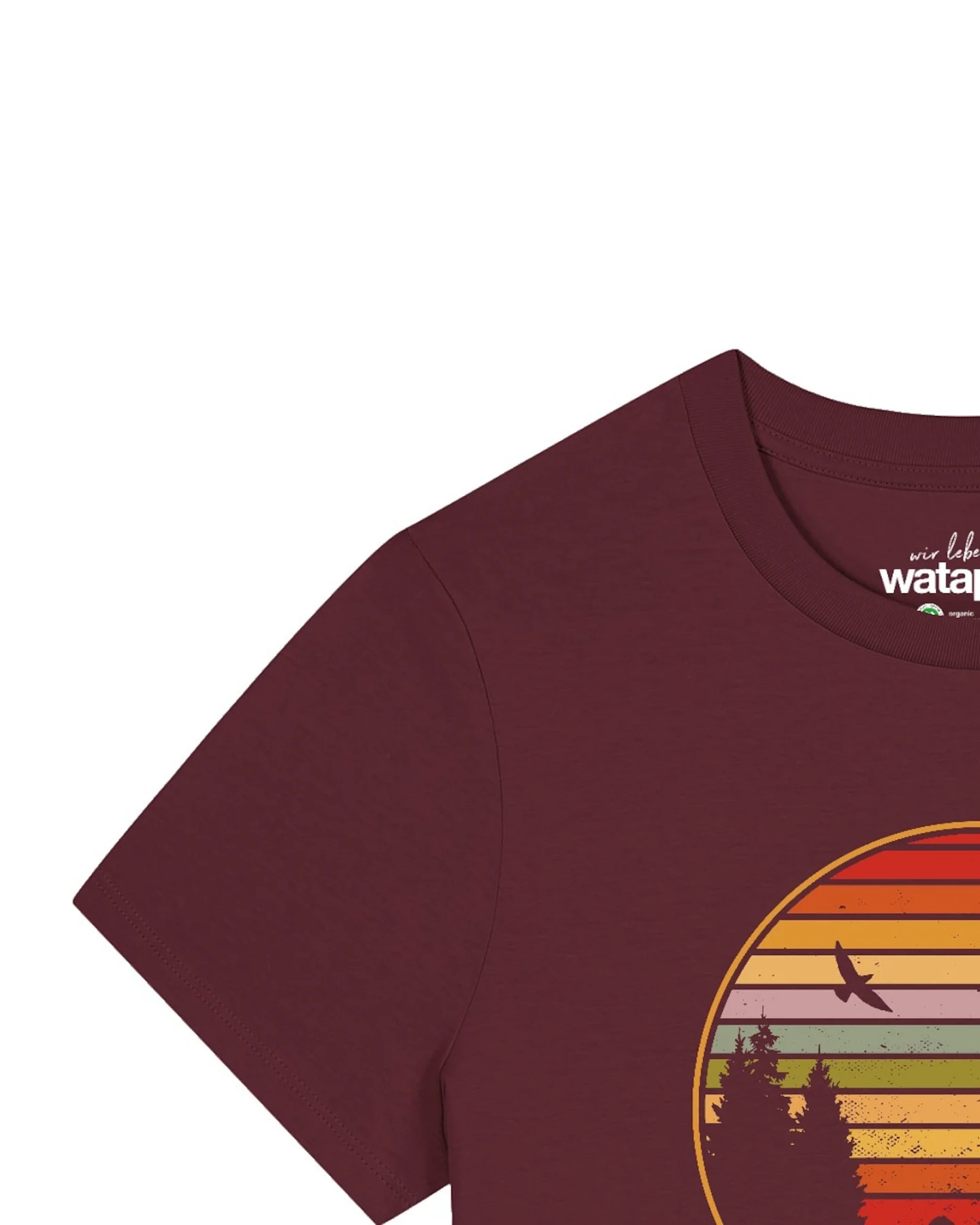 Watapparel T-Shirt Sunset Berge & Tannen – Ansicht 3