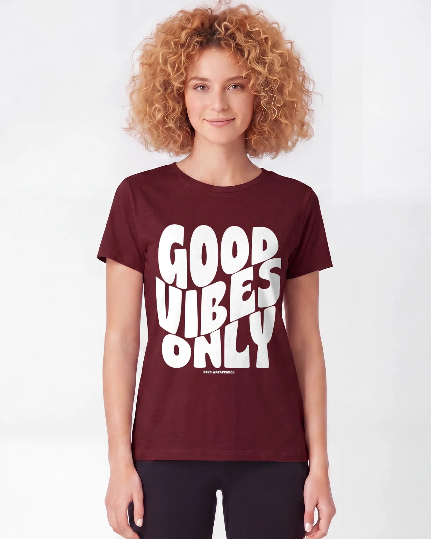 Watapparel T-Shirt Good vibes only – Ansicht 2
