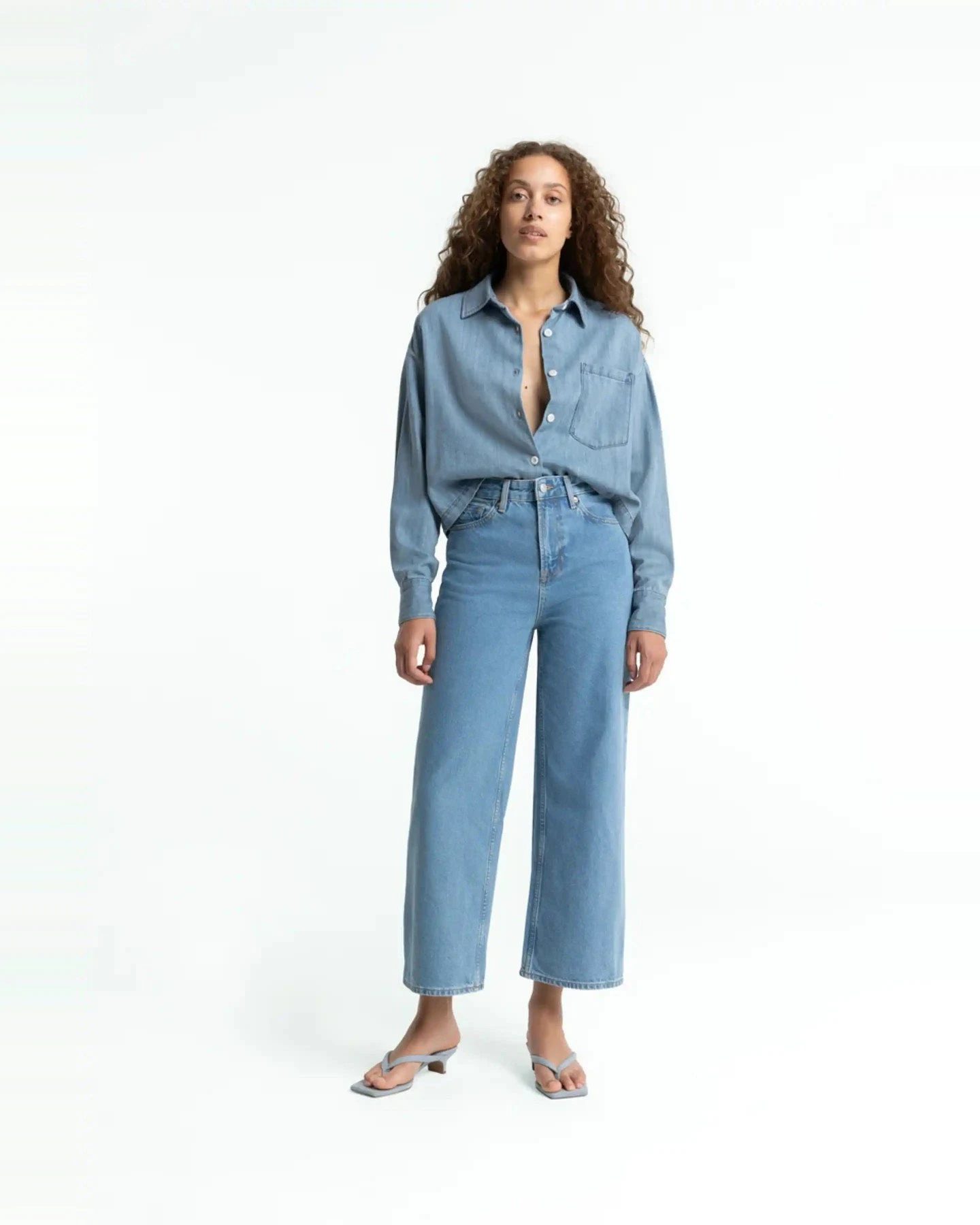 Jeans Elisabeth Cropped Clean Holo Mid Vintage – Ansicht 5