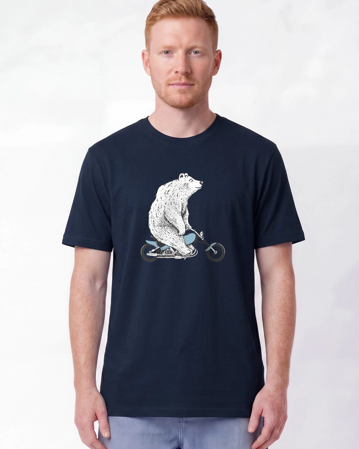 Watapparel T-Shirt Bär auf Bike – Ansicht 2