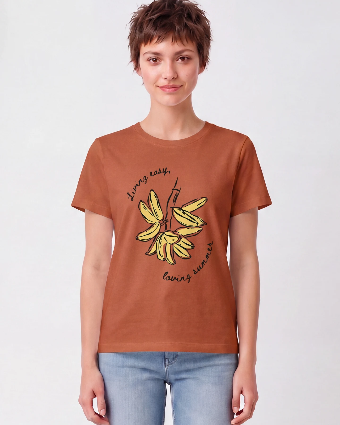 Watapparel T-Shirt Living Easy Loving Summer – Ansicht 2