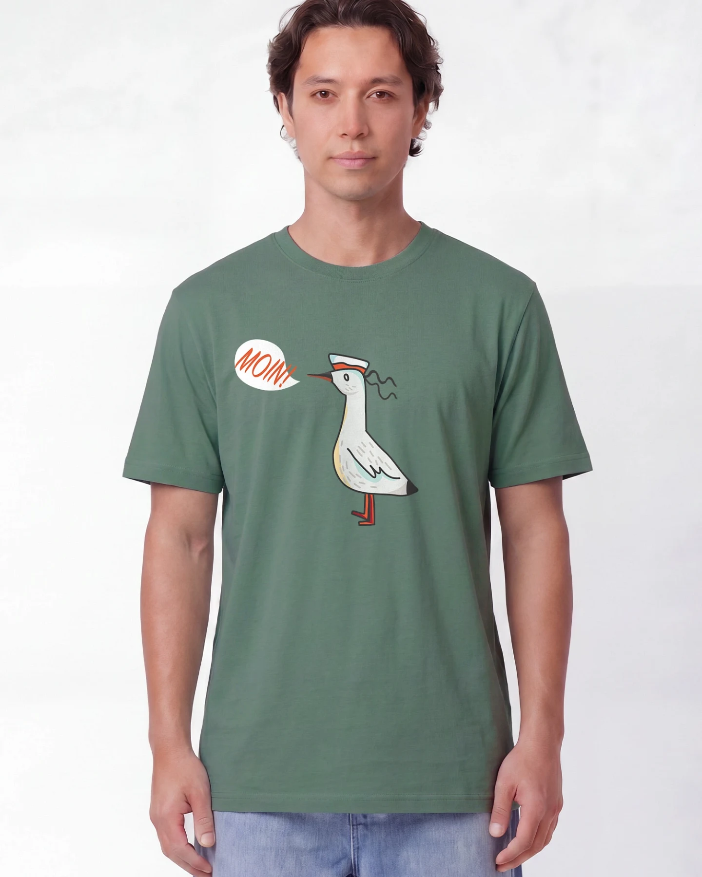 Watapparel T-Shirt Moin Seagull – Ansicht 2