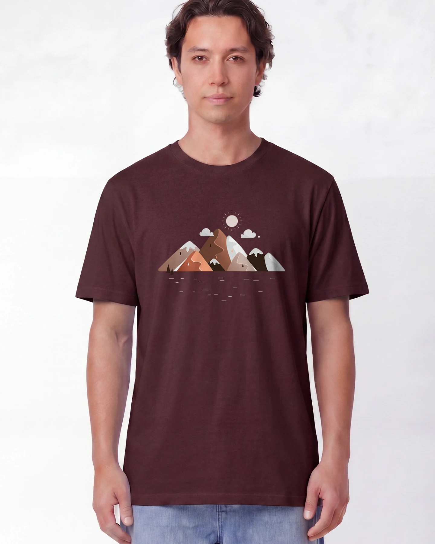 Watapparel T-Shirt Mountains & Moon – Ansicht 2