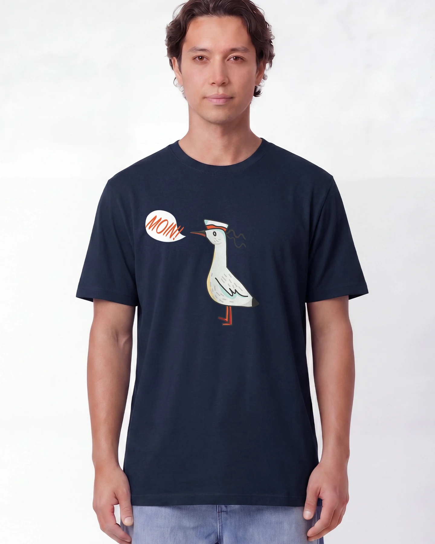 Watapparel T-Shirt Moin Seagull – Ansicht 2