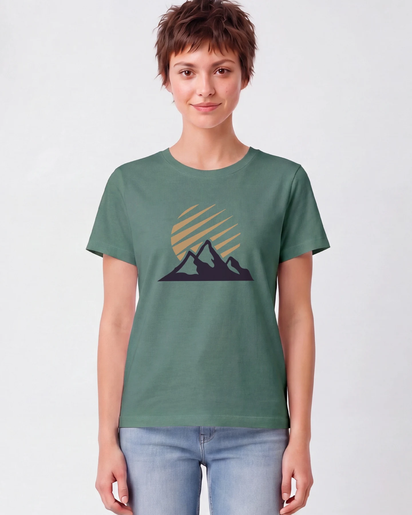 Watapparel T-Shirt Mountain and Sun – Ansicht 2