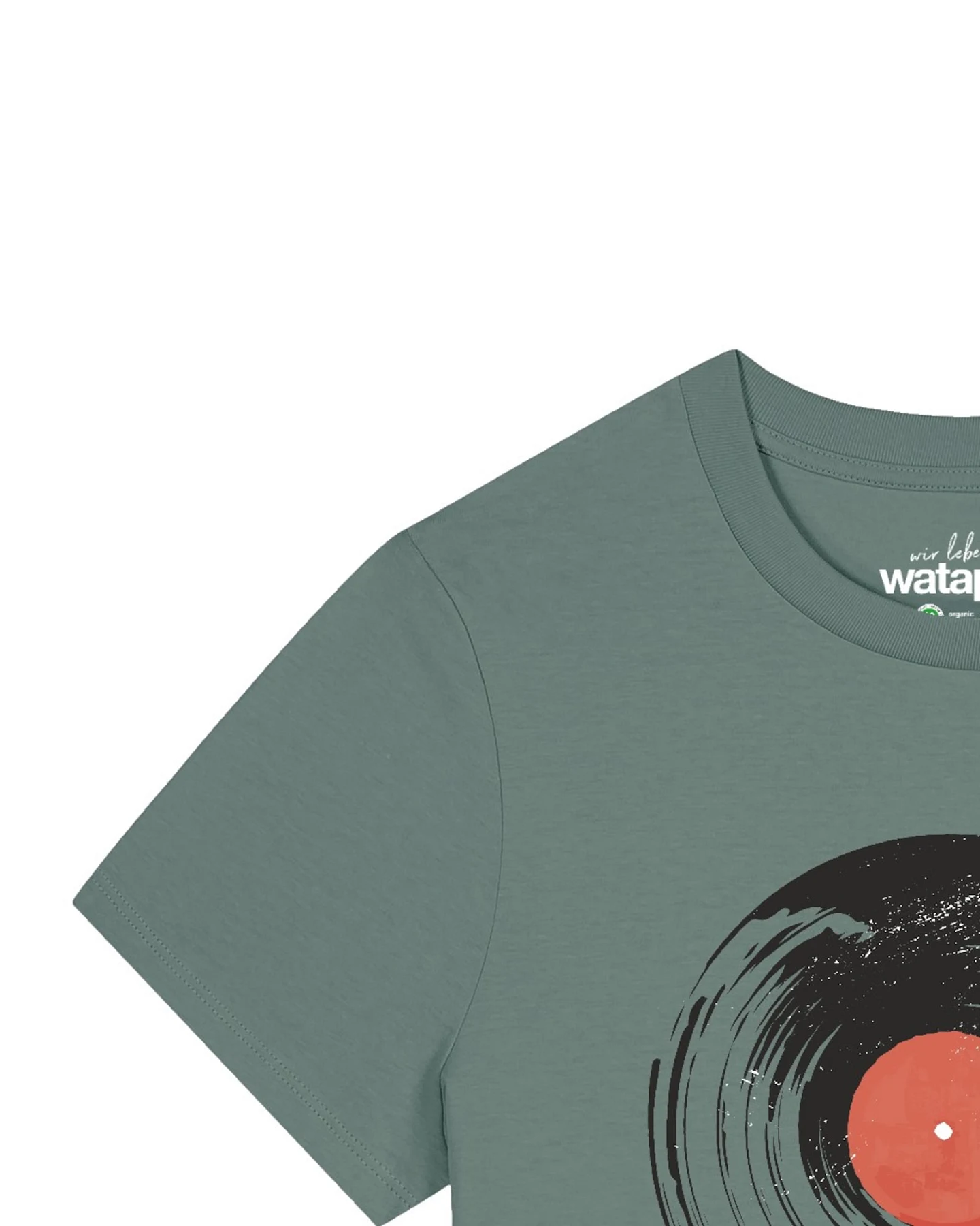 Watapparel T-Shirt Schallplatte – Ansicht 3