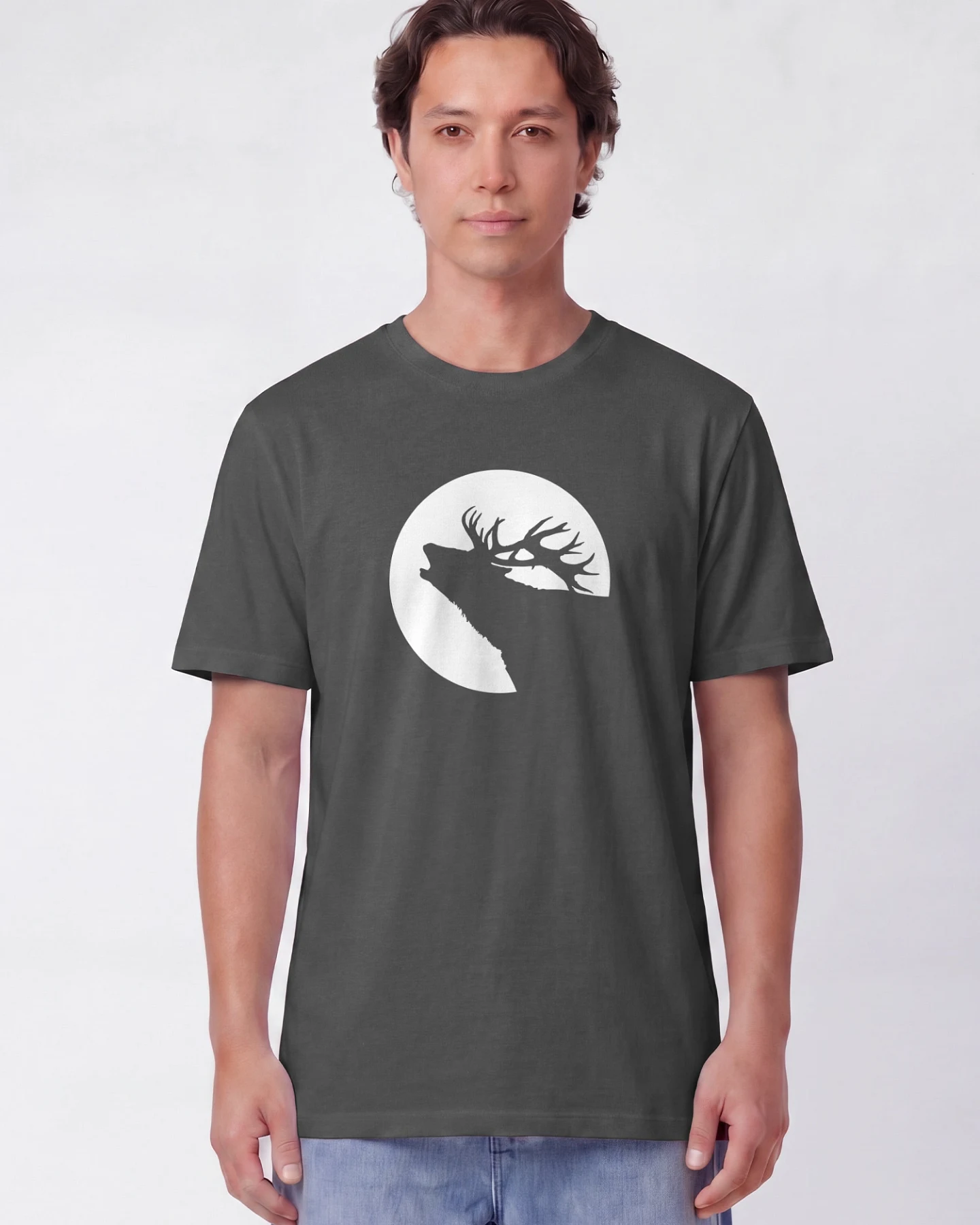 Watapparel T-Shirt Röhrender Hirsch – Ansicht 2