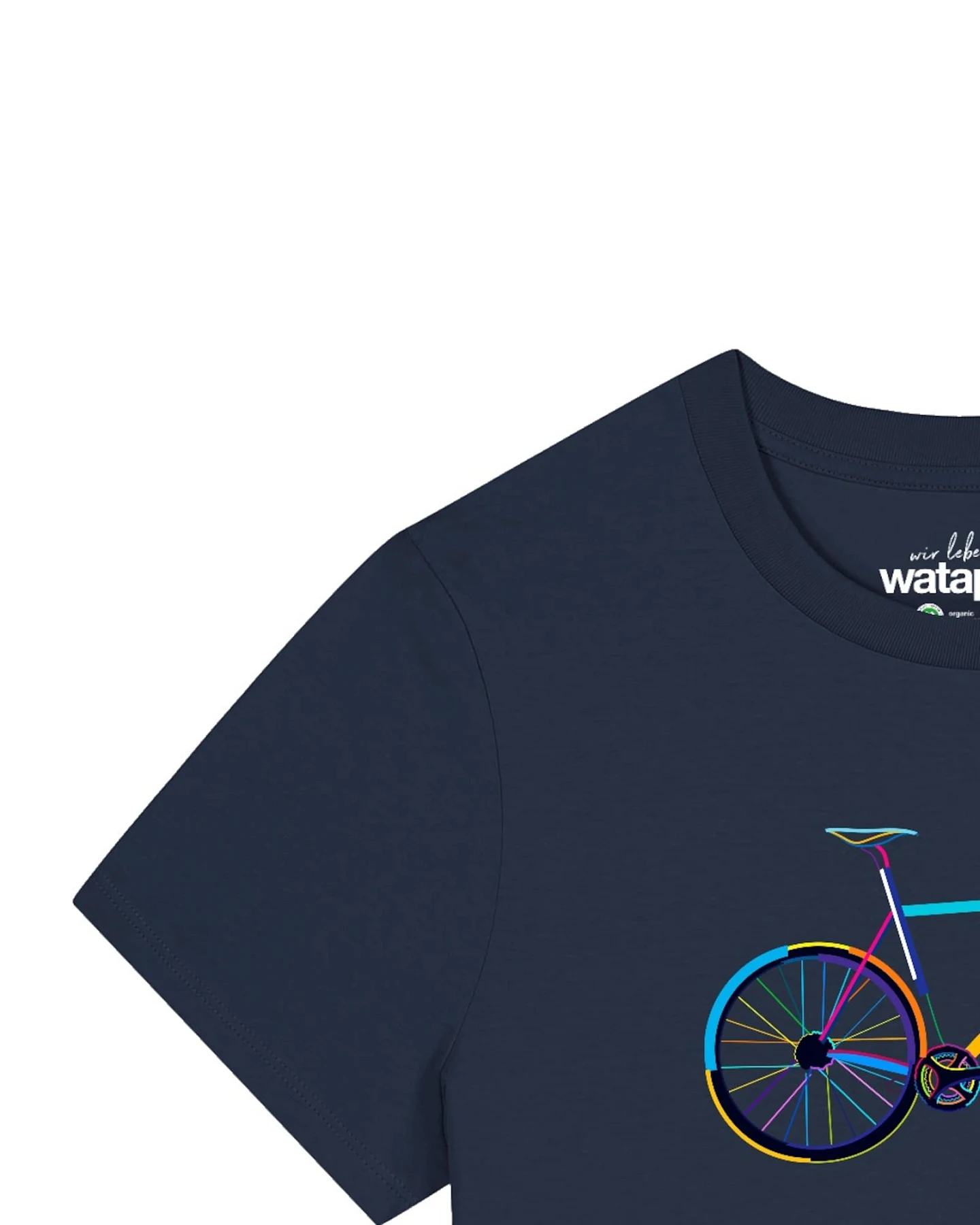 Watapparel T-Shirt Fahrrad by night – Ansicht 3