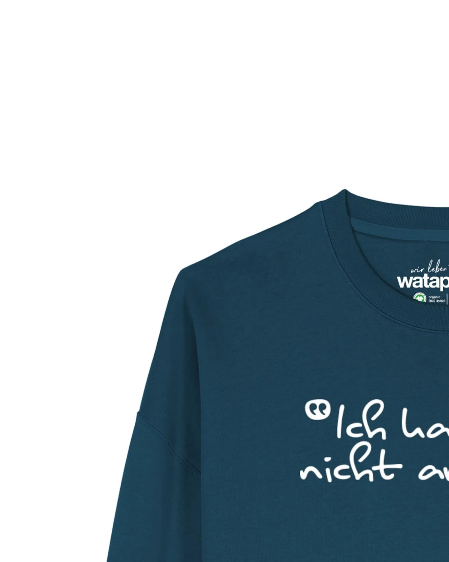 Watapparel Sweatshirt Ich kann so nicht arbeiten – Ansicht 3