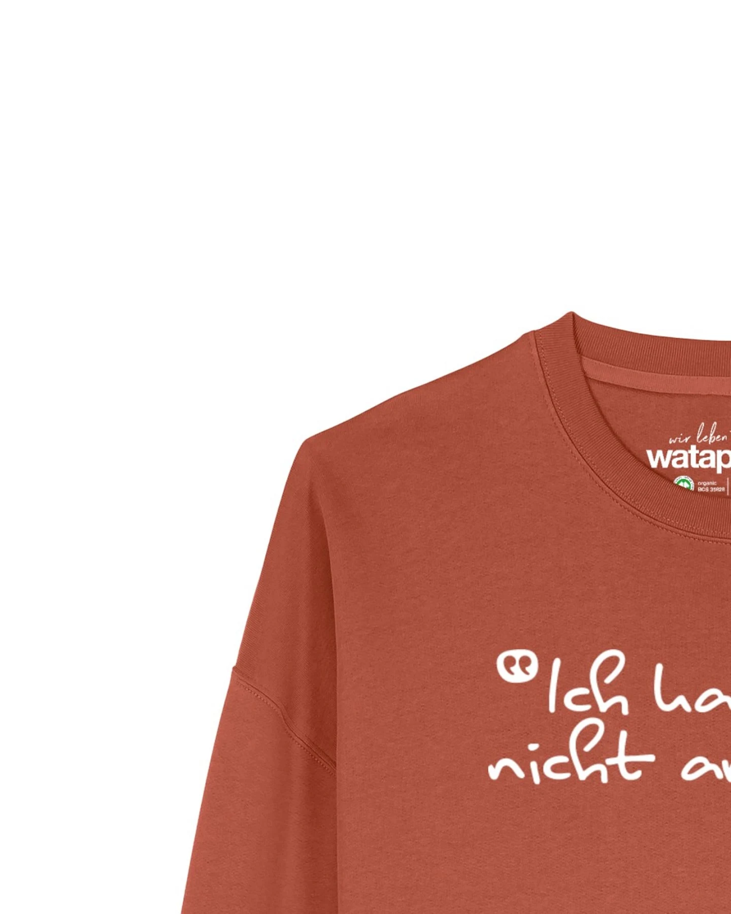 Watapparel Sweatshirt Ich kann so nicht arbeiten – Ansicht 3