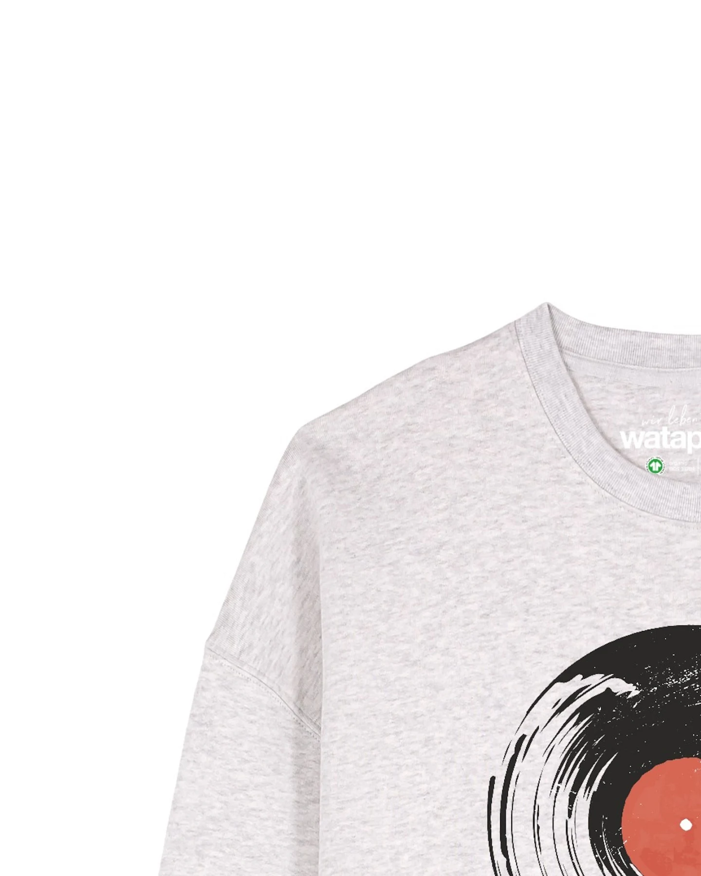 Watapparel Sweatshirt Schallplatte – Ansicht 3