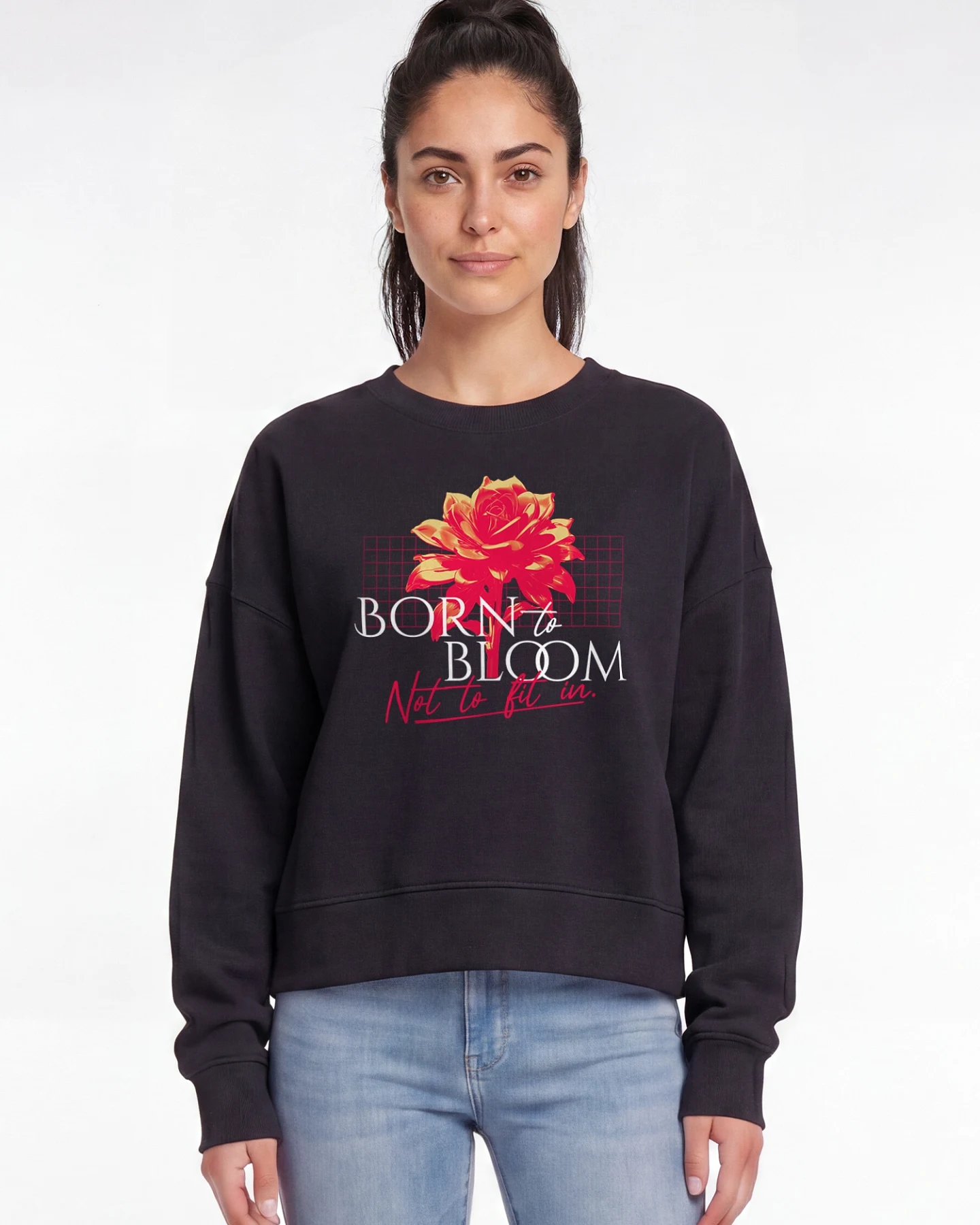 Watapparel Sweatshirt Born To Bloom – Ansicht 2