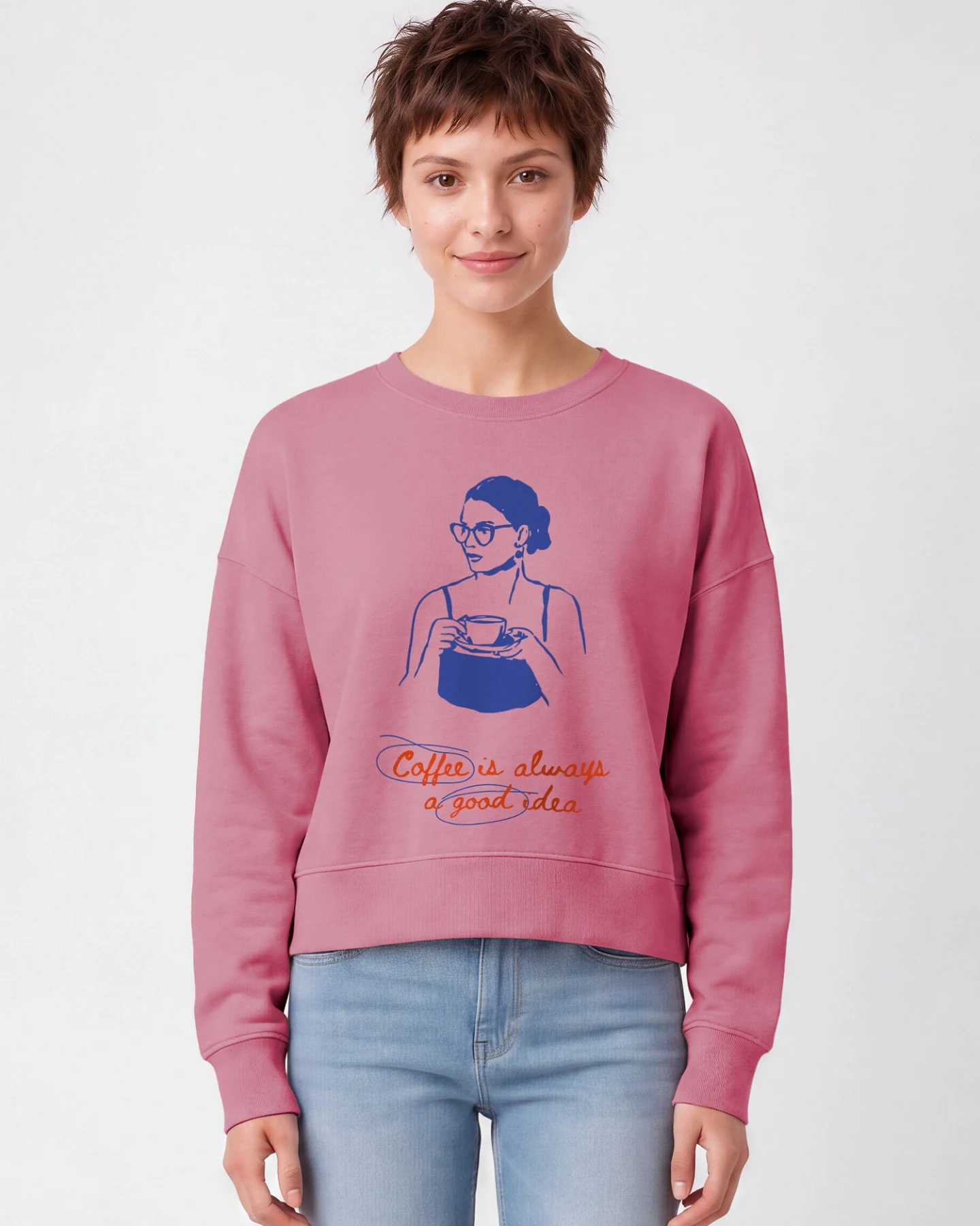 Watapparel Sweatshirt Coffee is a good idea – Ansicht 2