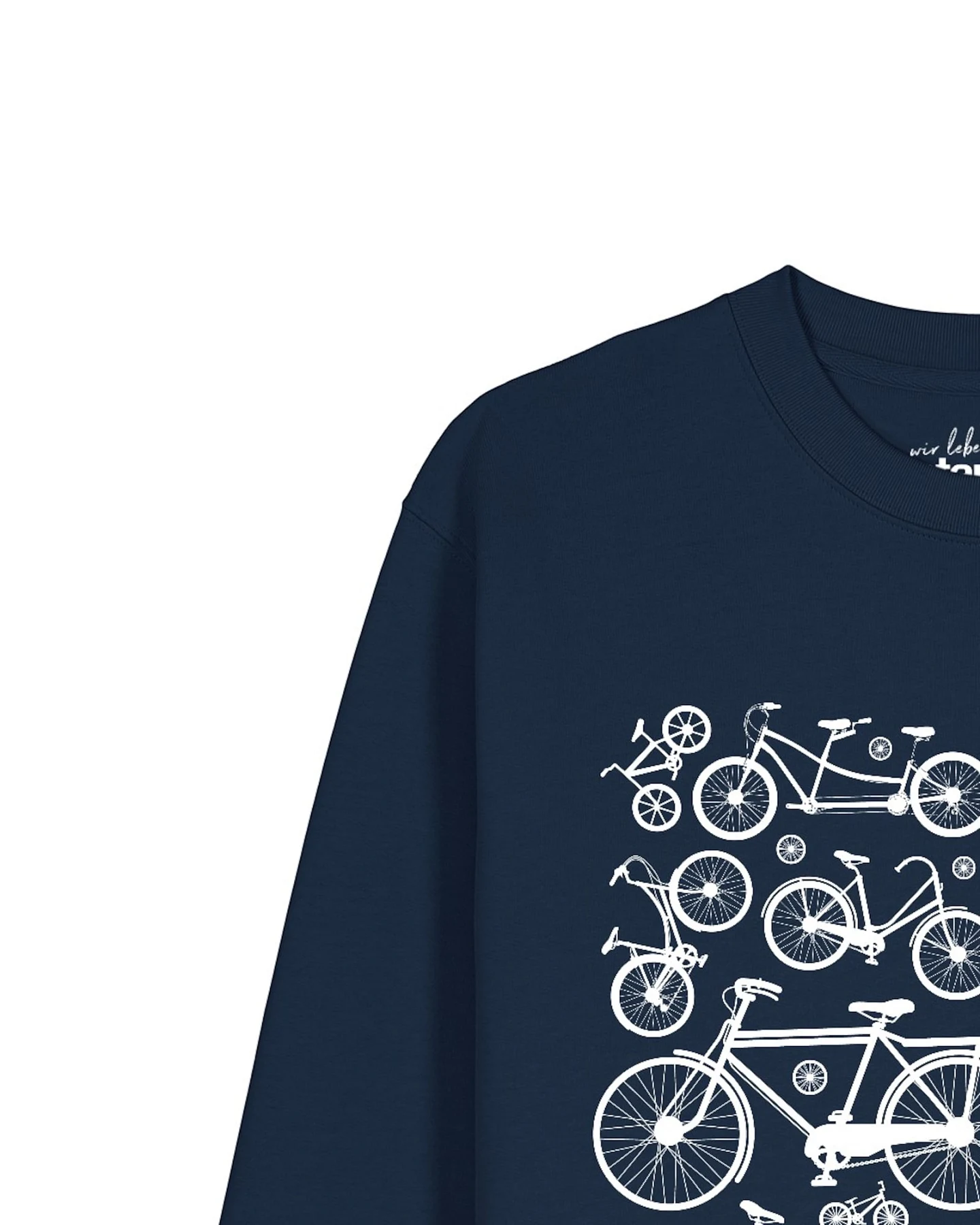 Watapparel Sweatshirt Fahrräder – Ansicht 3