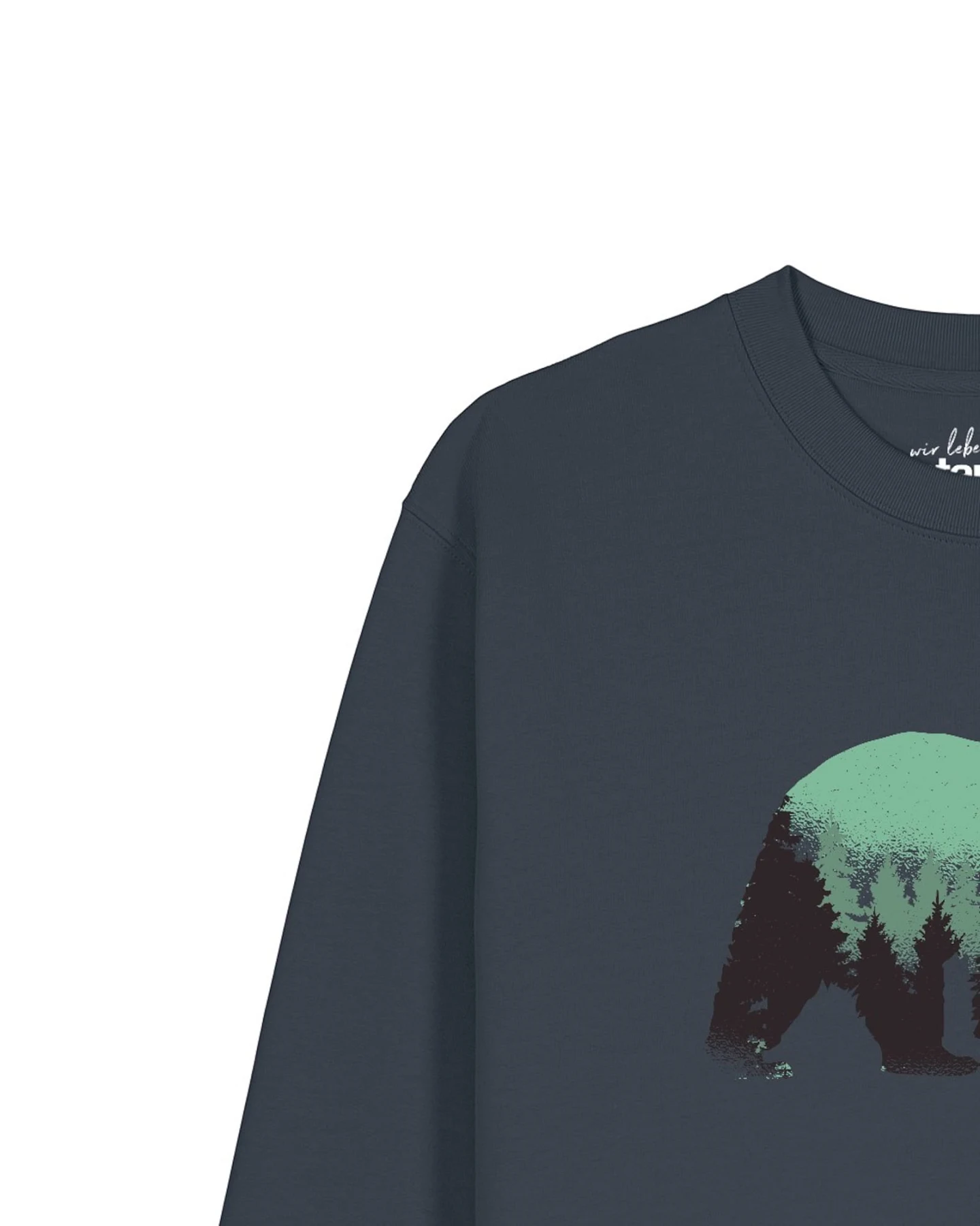 Watapparel Sweatshirt Waldbär – Ansicht 3