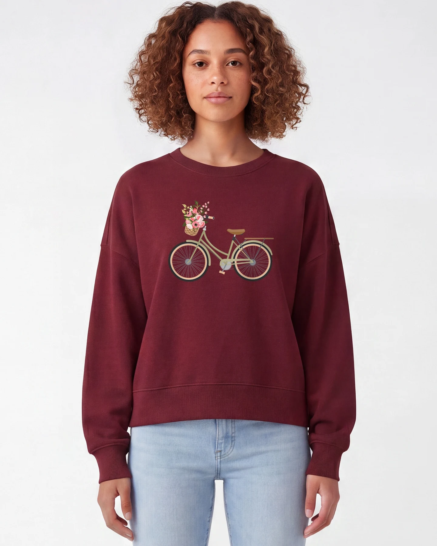 Watapparel Sweatshirt Damenfahrrad – Ansicht 2