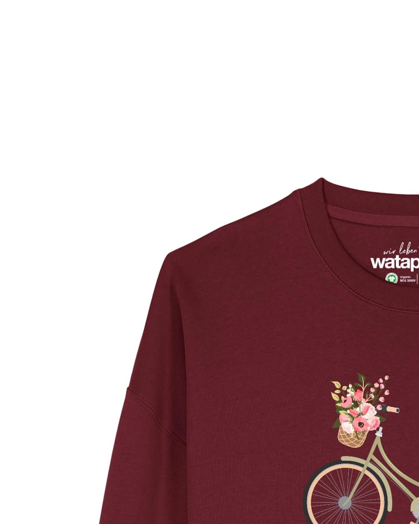 Watapparel Sweatshirt Damenfahrrad – Ansicht 3
