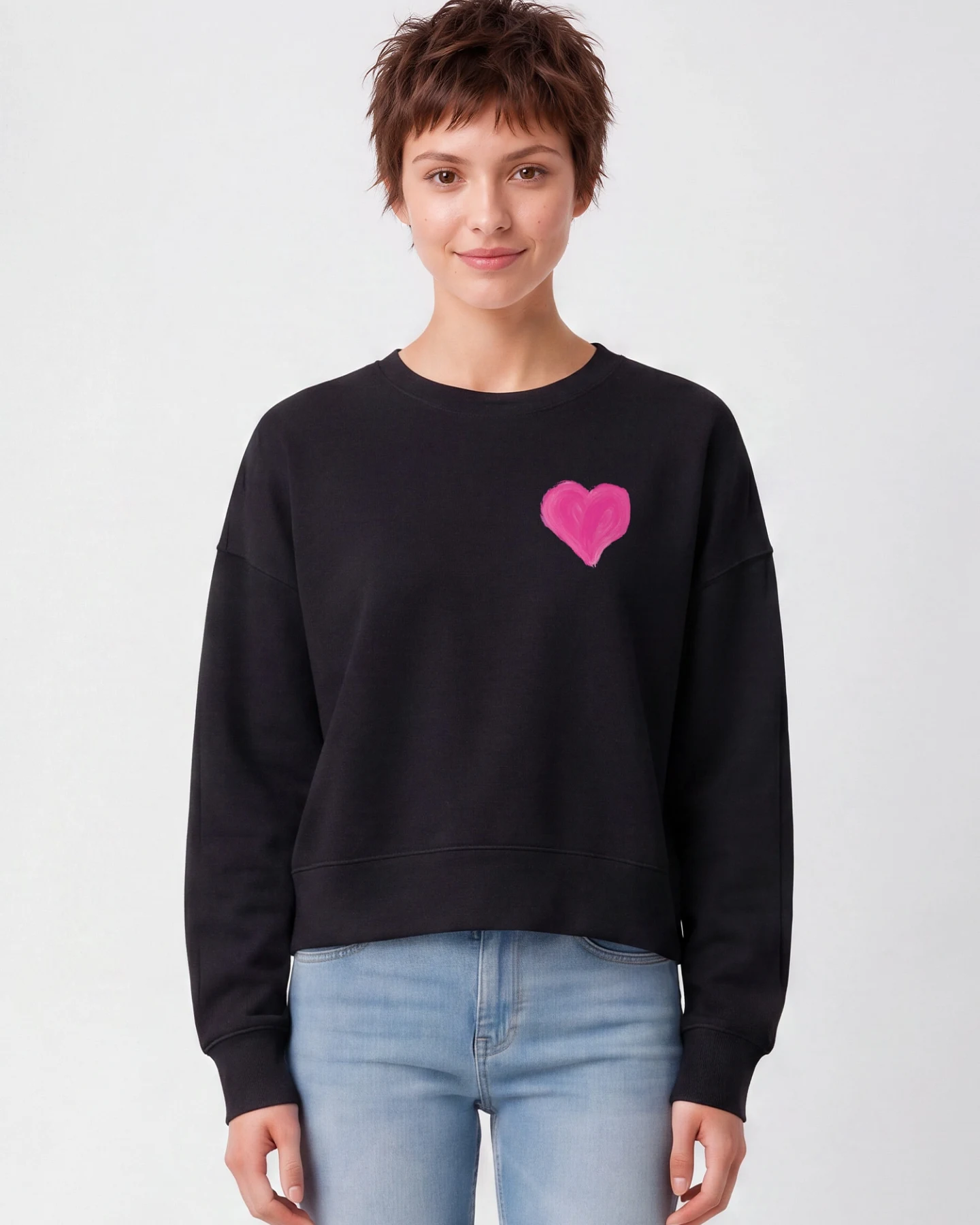 Watapparel Sweatshirt Pink Heart – Ansicht 2