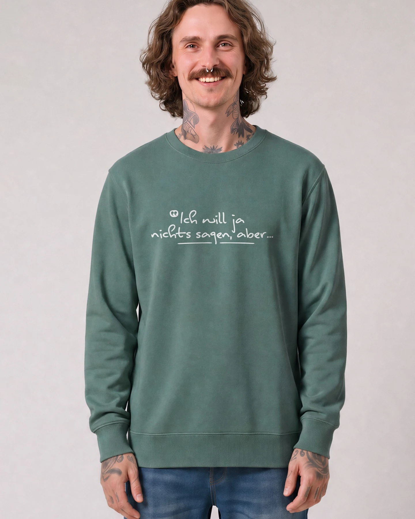 Watapparel Sweatshirt Ich Will Ja Nichts Sagen Aber – Ansicht 2