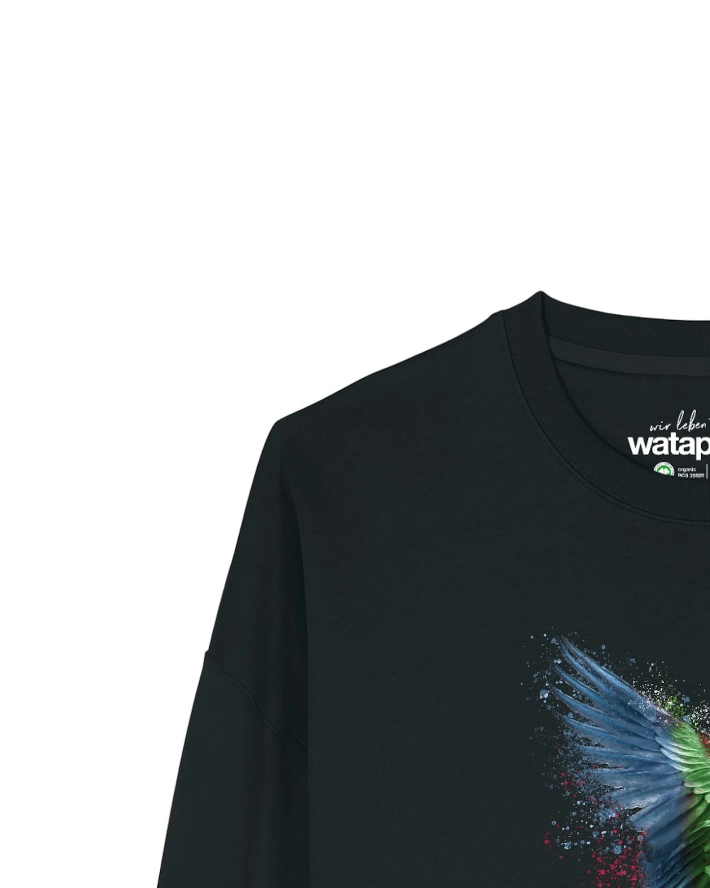 Watapparel Sweatshirt Papagei – Ansicht 3