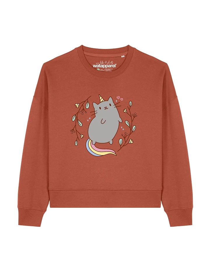 Watapparel Sweatshirt Unicorn Cat