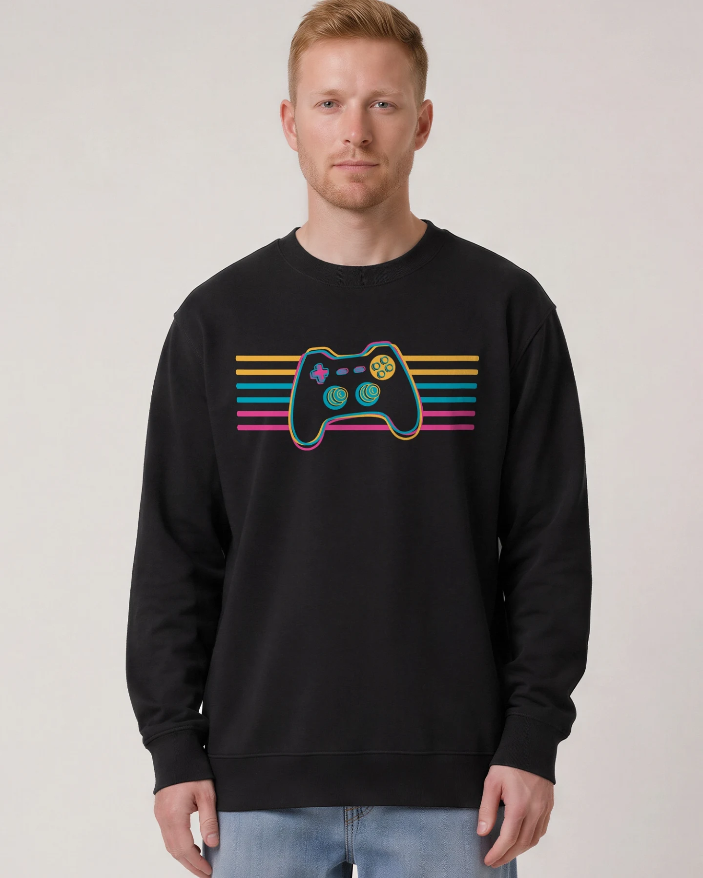 Watapparel Sweatshirt Retro Joystick – Ansicht 2