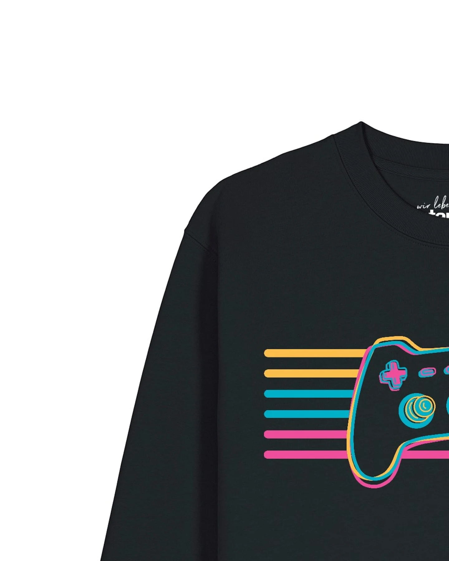 Watapparel Sweatshirt Retro Joystick – Ansicht 3