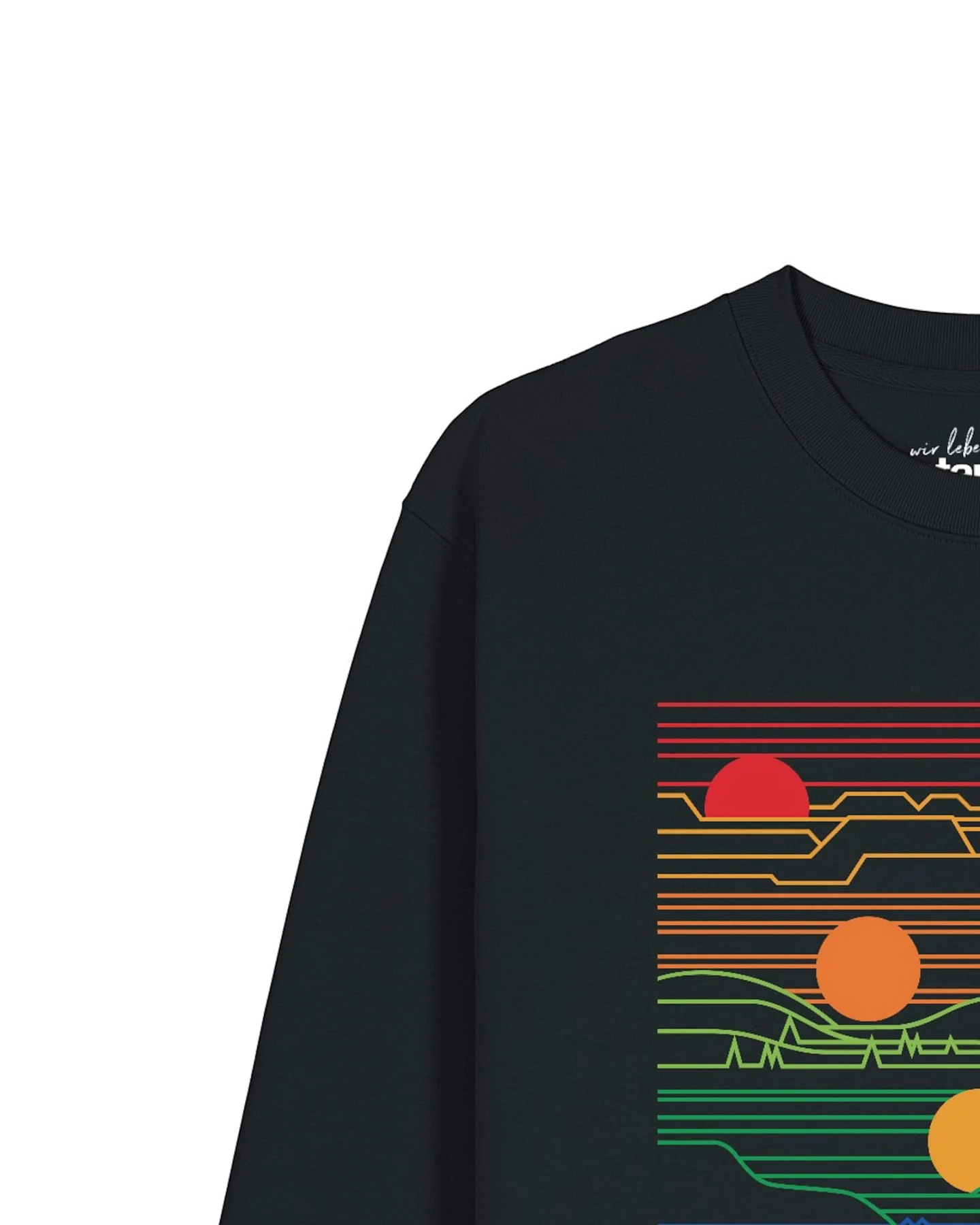 Watapparel Sweatshirt Sun And Moon – Ansicht 3
