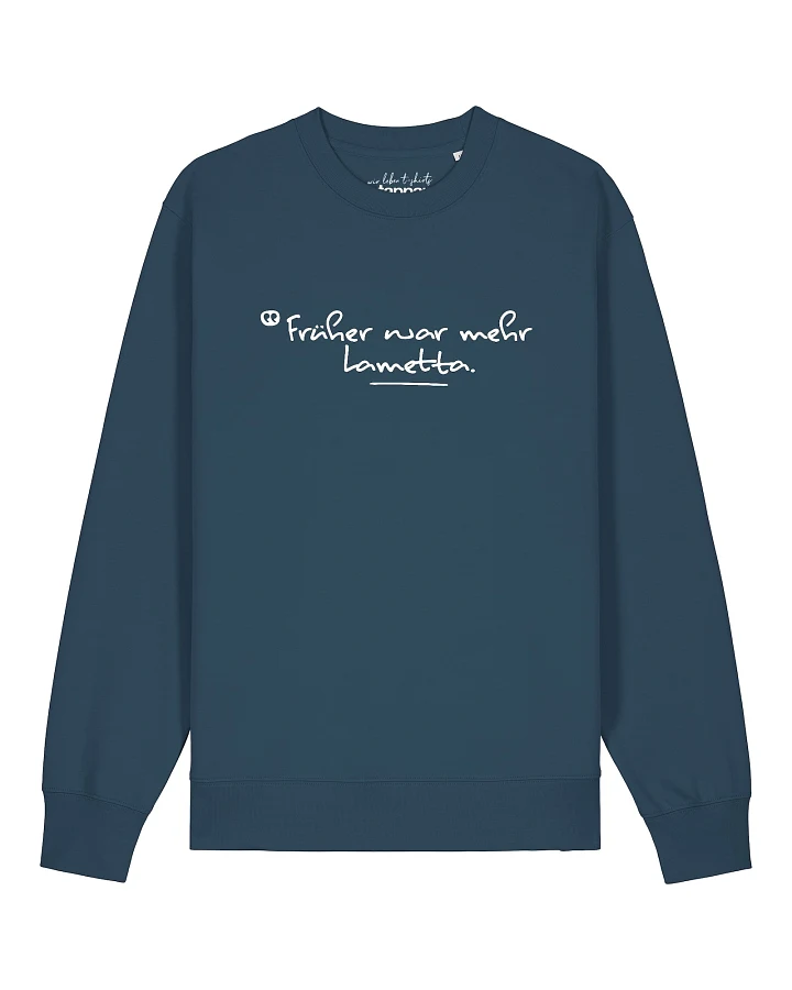 Watapparel Sweatshirt Früher war mehr Lametta