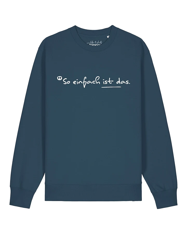 Watapparel Sweatshirt So Einfach Ist Das