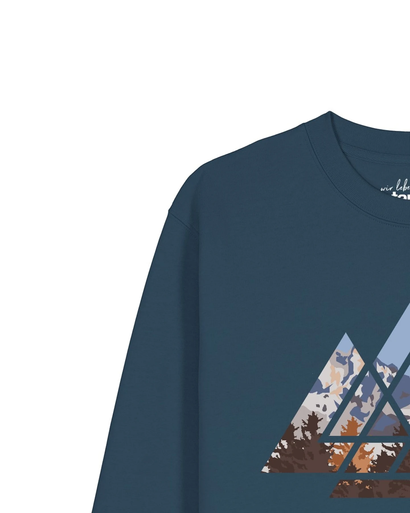 Watapparel Sweatshirt Geometric Landscape – Ansicht 3