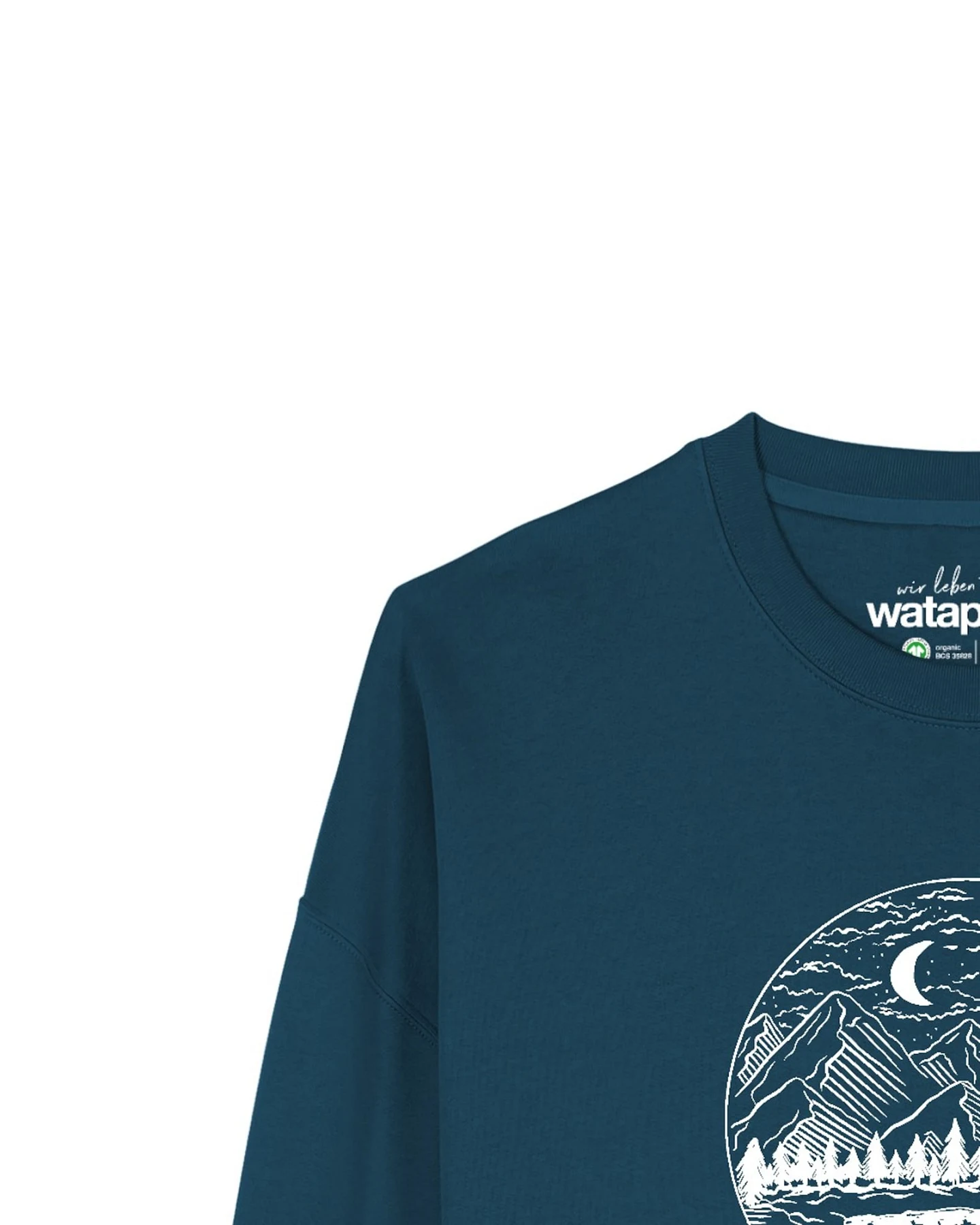 Watapparel Sweatshirt Mountains By Night – Ansicht 3