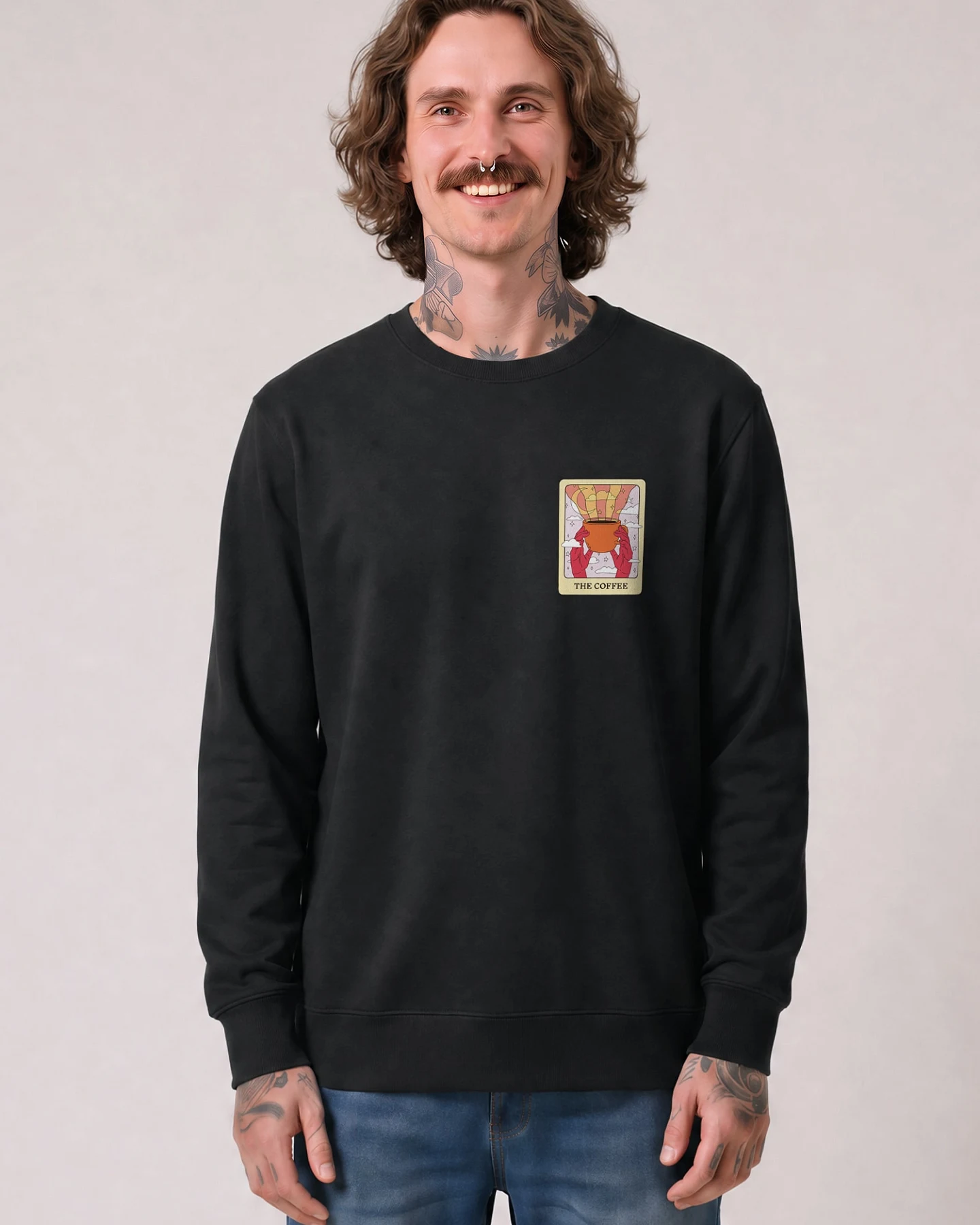 Watapparel Sweatshirt Tarot The Coffee – Ansicht 2