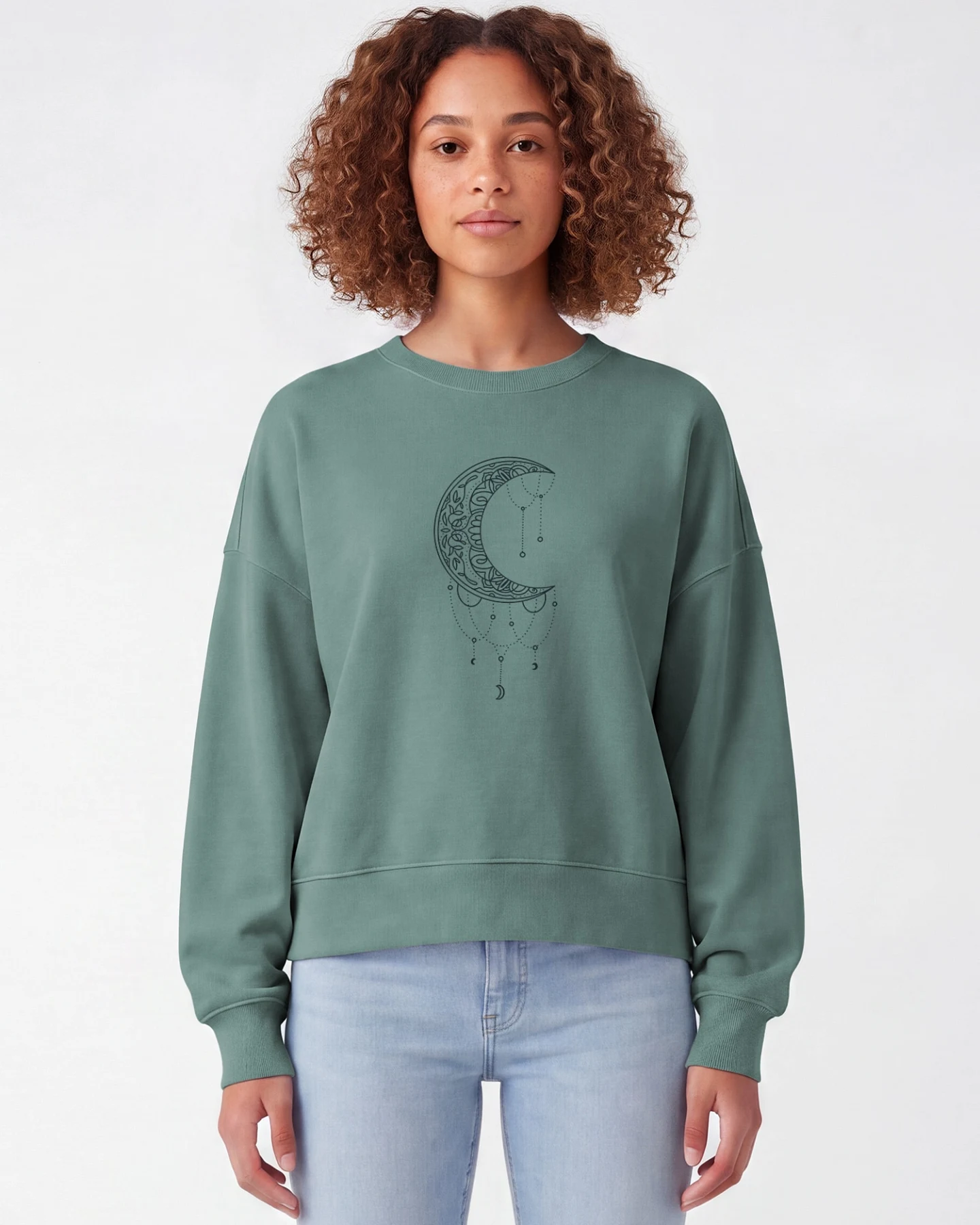 Watapparel Sweatshirt Mandala Moon – Ansicht 2
