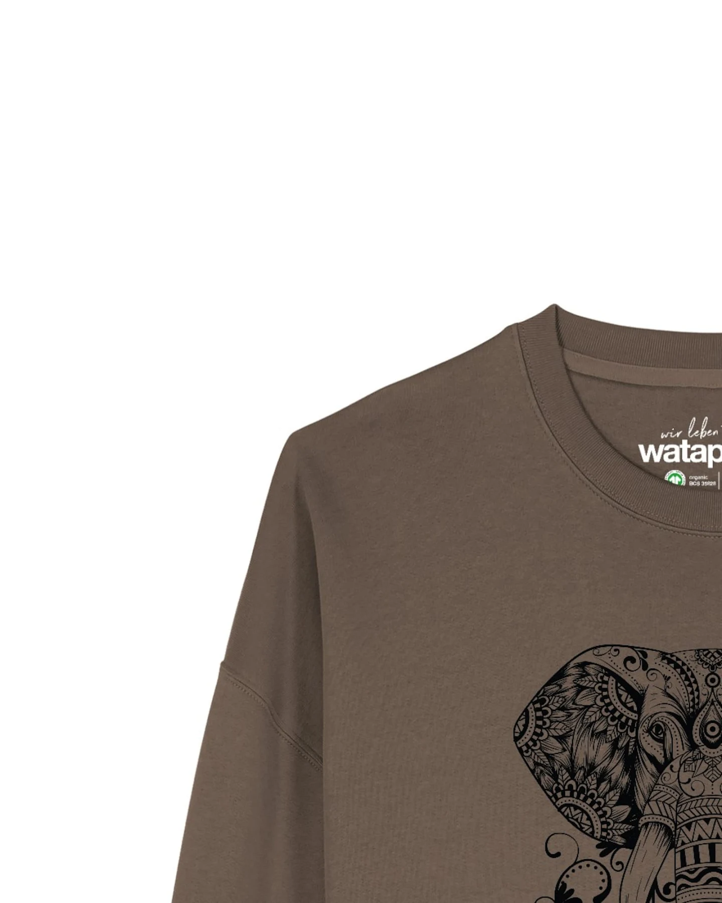 Watapparel Sweatshirt Mandala Elephant – Ansicht 3
