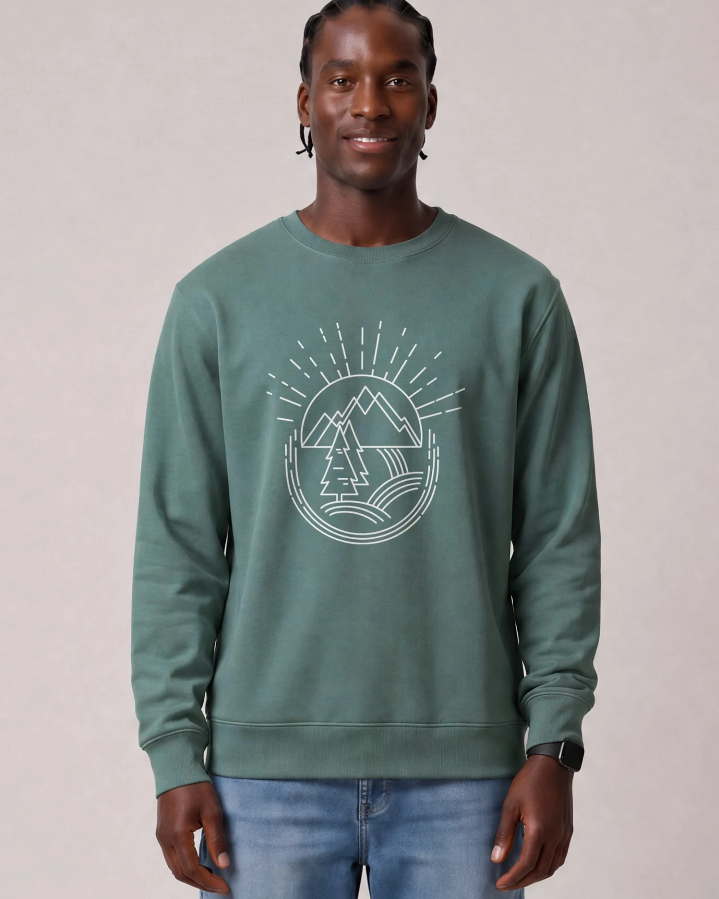 Watapparel Sweatshirt Natur ist schön – Ansicht 2