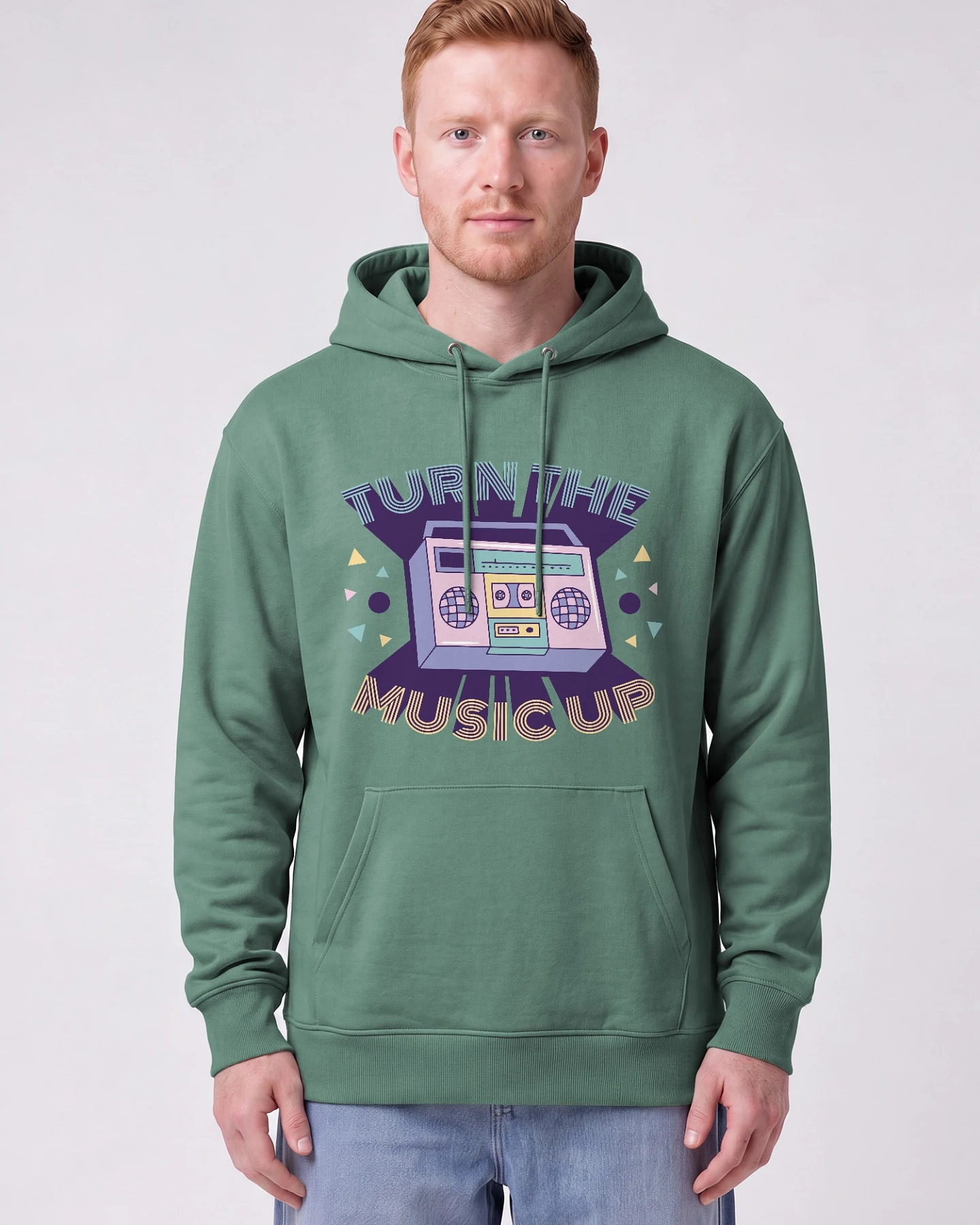 Watapparel Sweatshirt Turn The Music Up – Ansicht 2