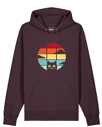 Produktseite: Watapparel Sweatshirt Retro Sunset Cat